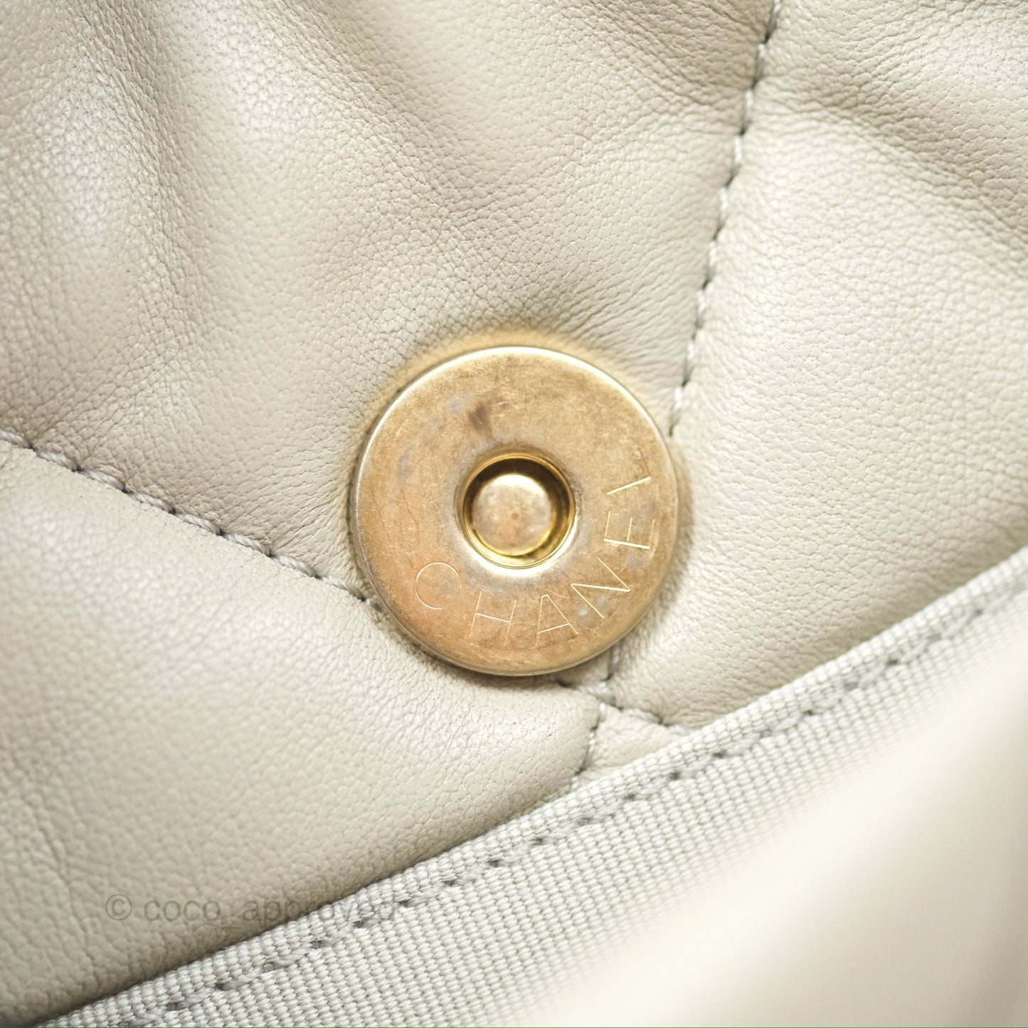 Chanel 19 Small Sage Green Mixed Hardware