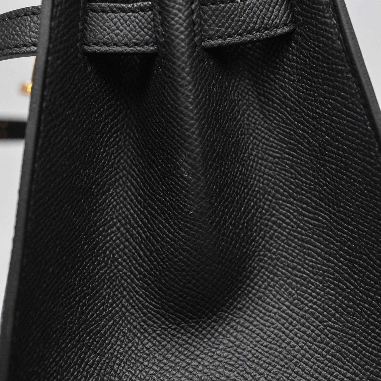 Hermès Birkin Sellier 25 Noir 89 Epsom Gold Hardware
