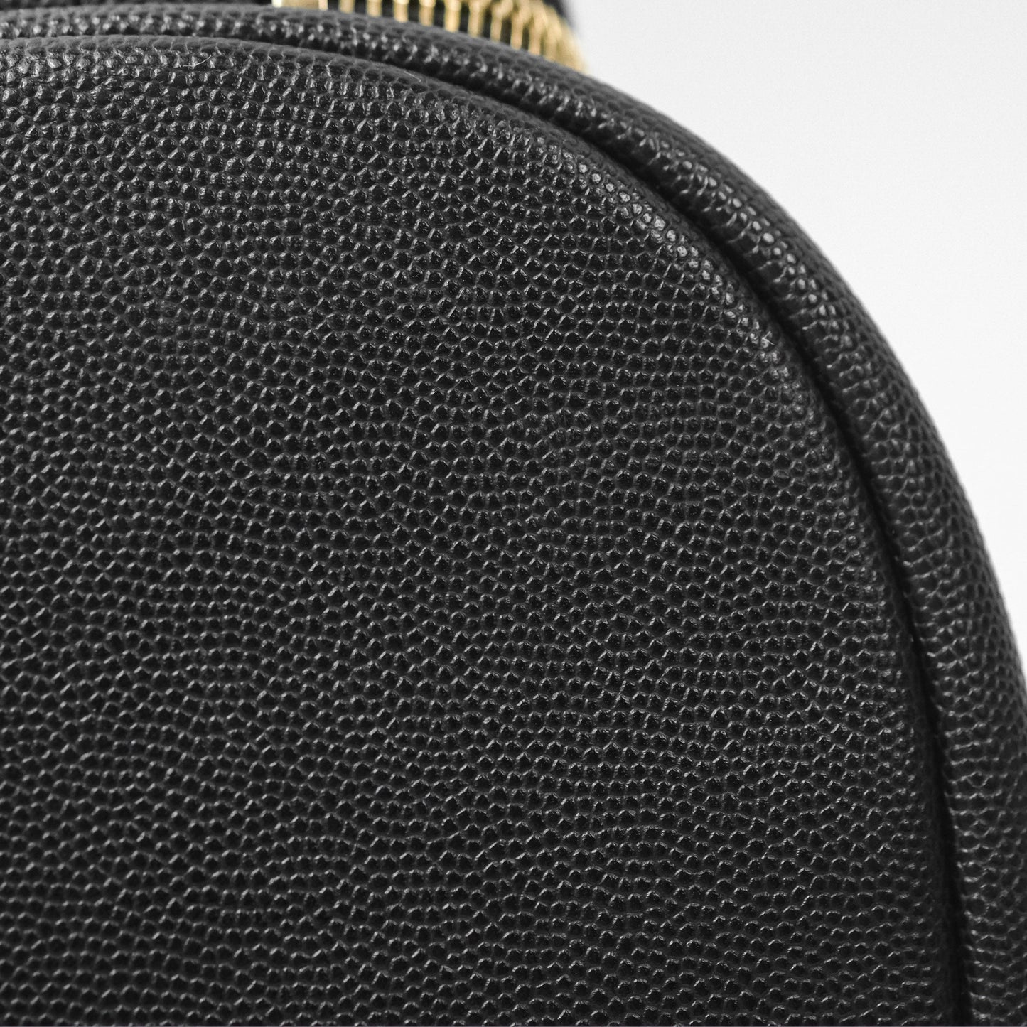 Chanel Quilted Business Affinity Backpack Black Caviar Gold Hardware
