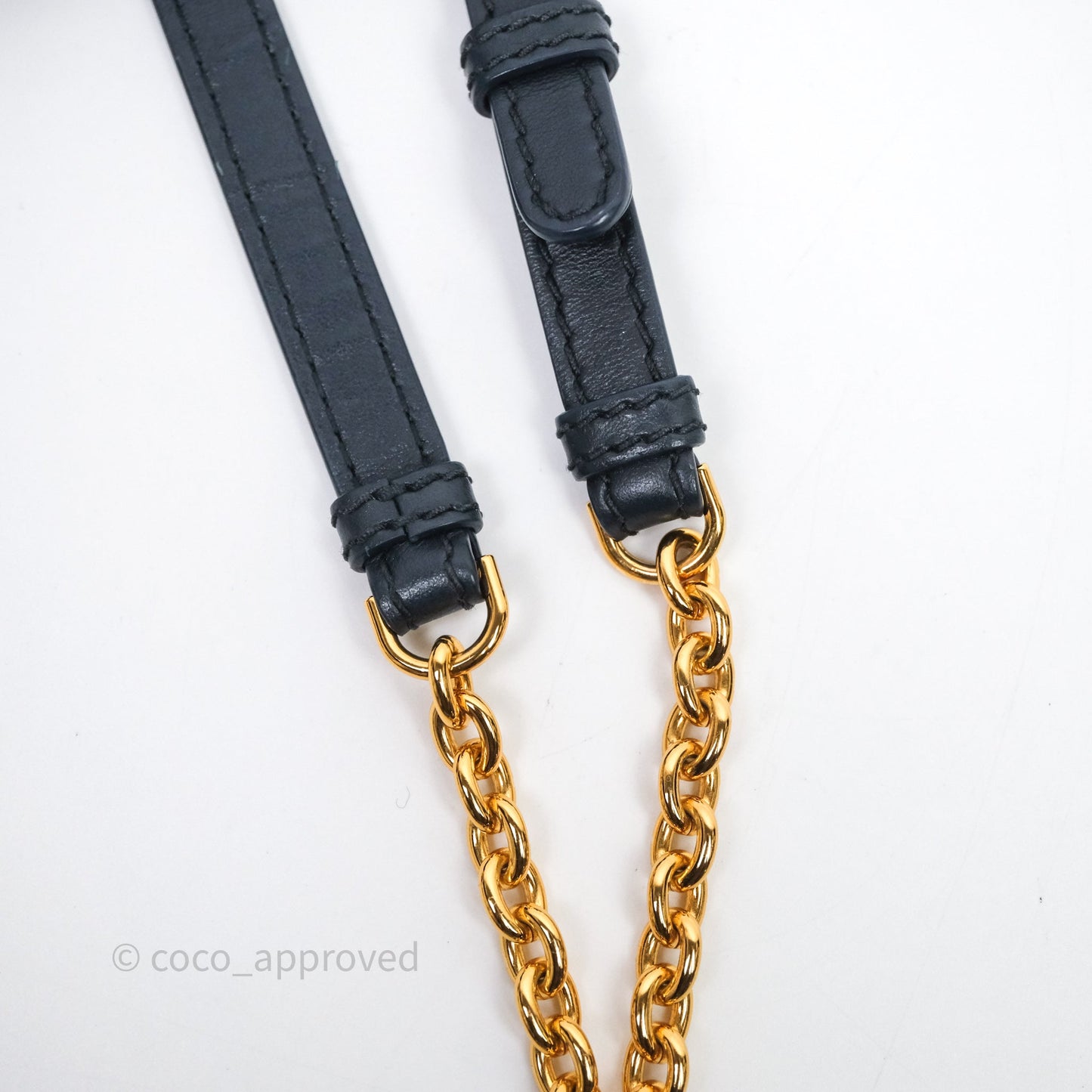 Christian Dior Montaigne East-West Bag Denim With Chain