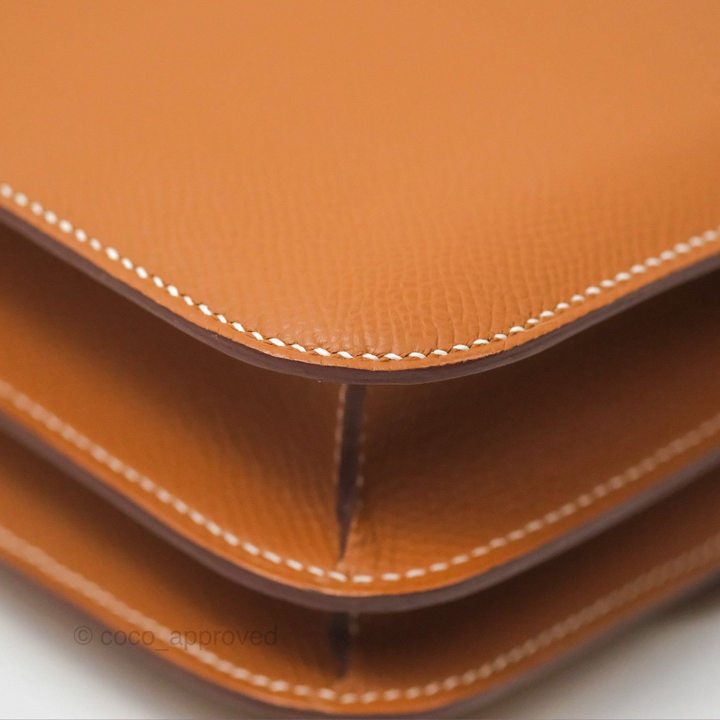 Hermès Constance Mini 18 with Mirror Gold Epsom Rose Gold Hardware