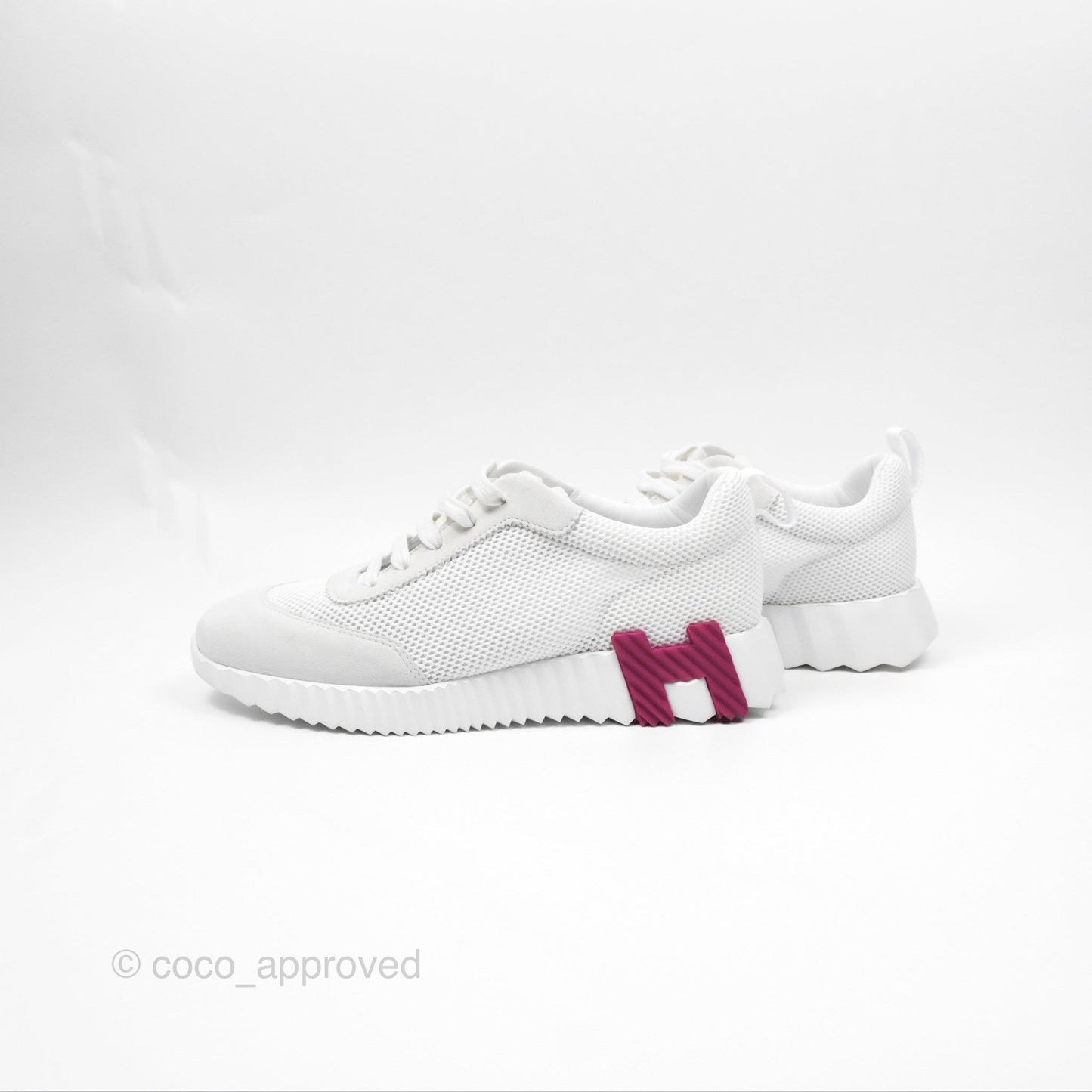 Hermès Sneaker Femme Bouncing Mesh Aere Blanc