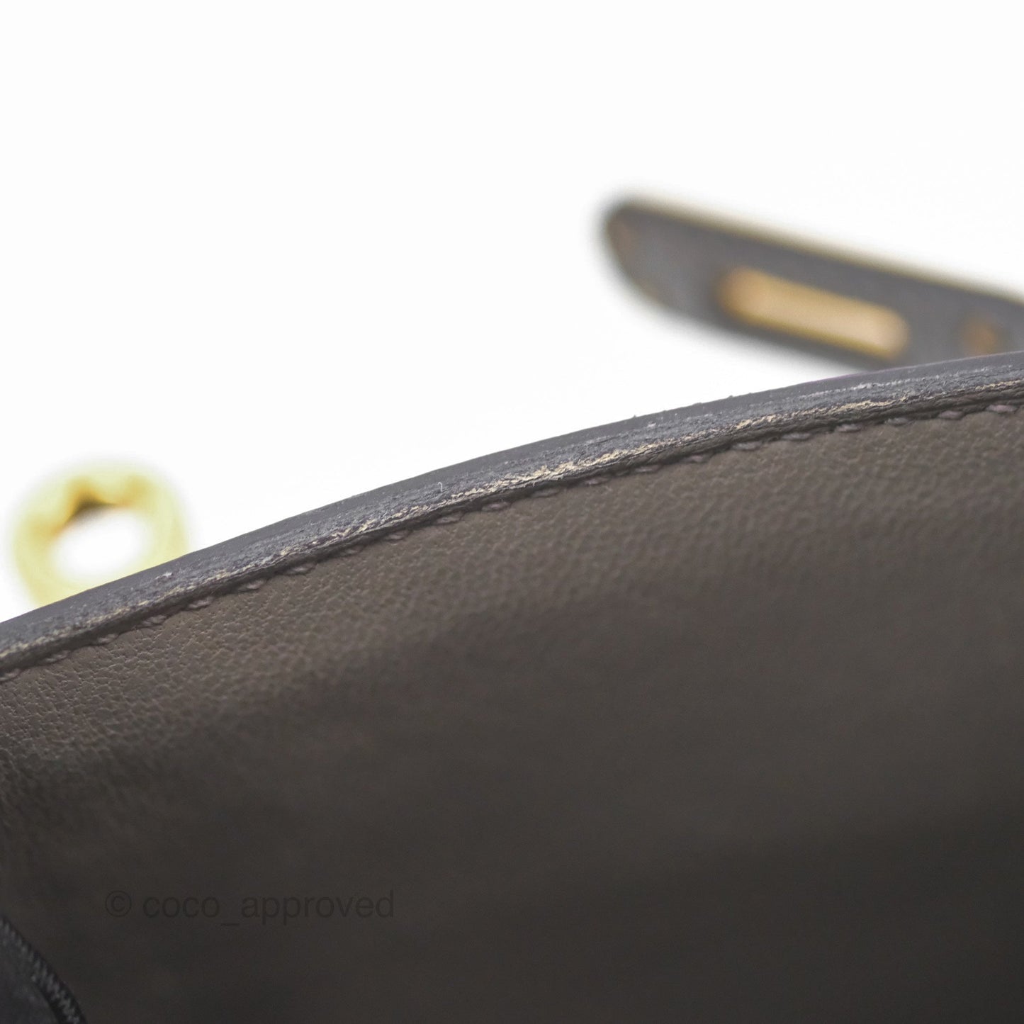 Hermès Mini Kelly II Gris Meyer 0L Epsom Gold Hardware