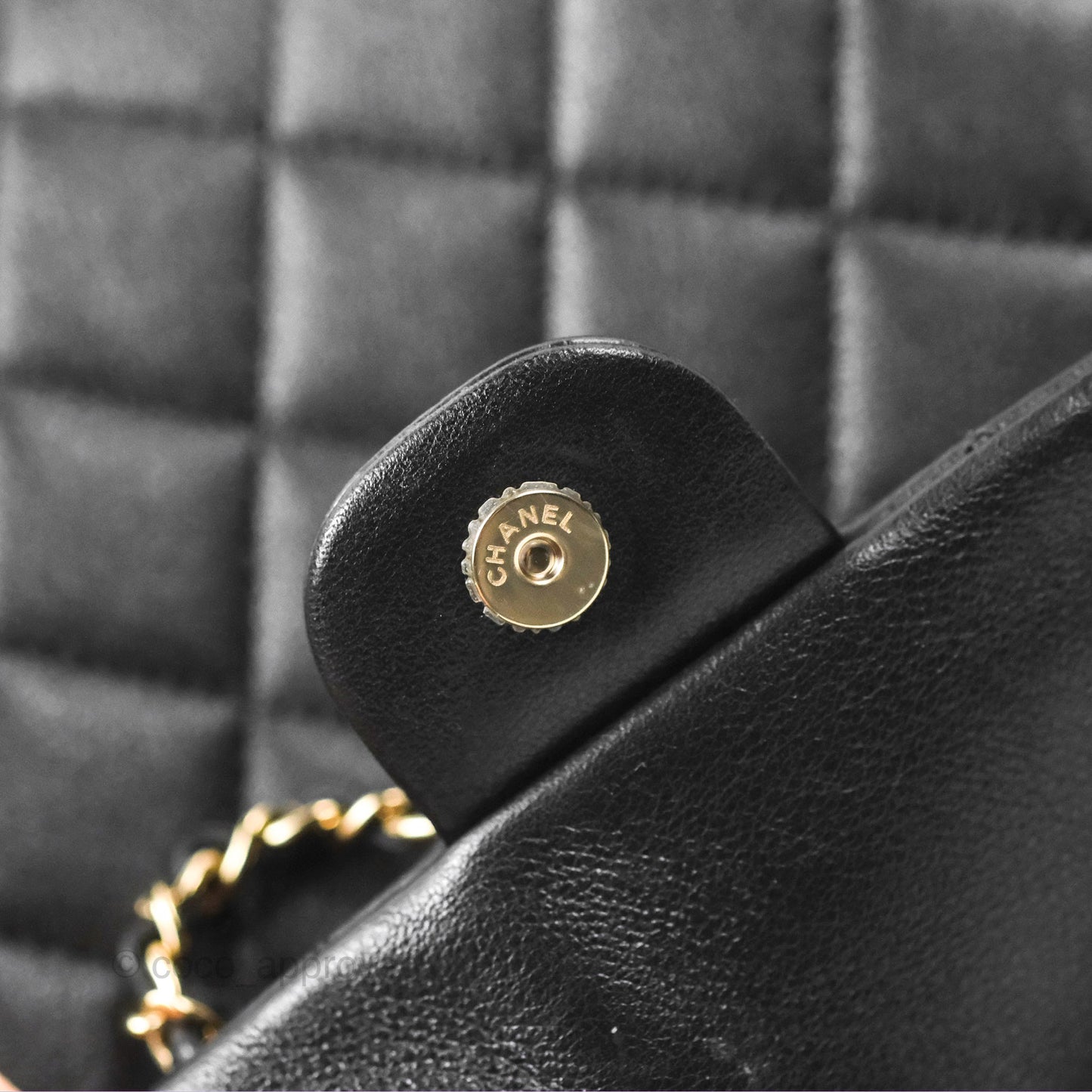 Chanel Quilted Large Duma Drawstring Backpack Black Lambskin
