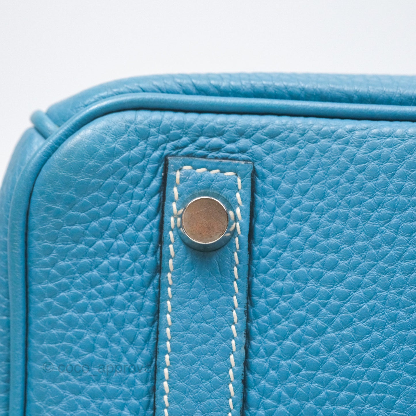 Hermès Birkin 30 Blue Jean Togo Palladium Hardware