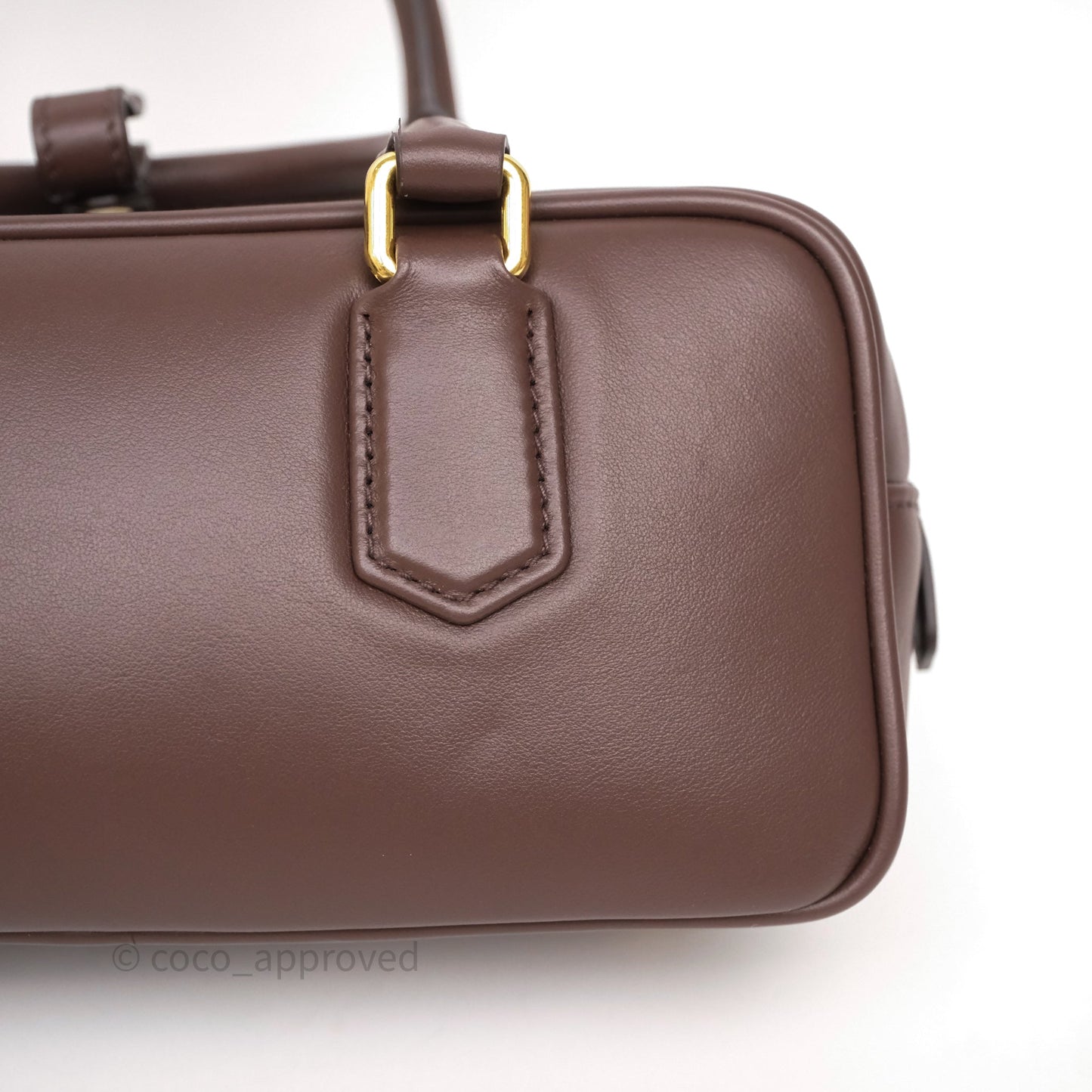 Miu Miu Arcadie Leather Bag Briarwood