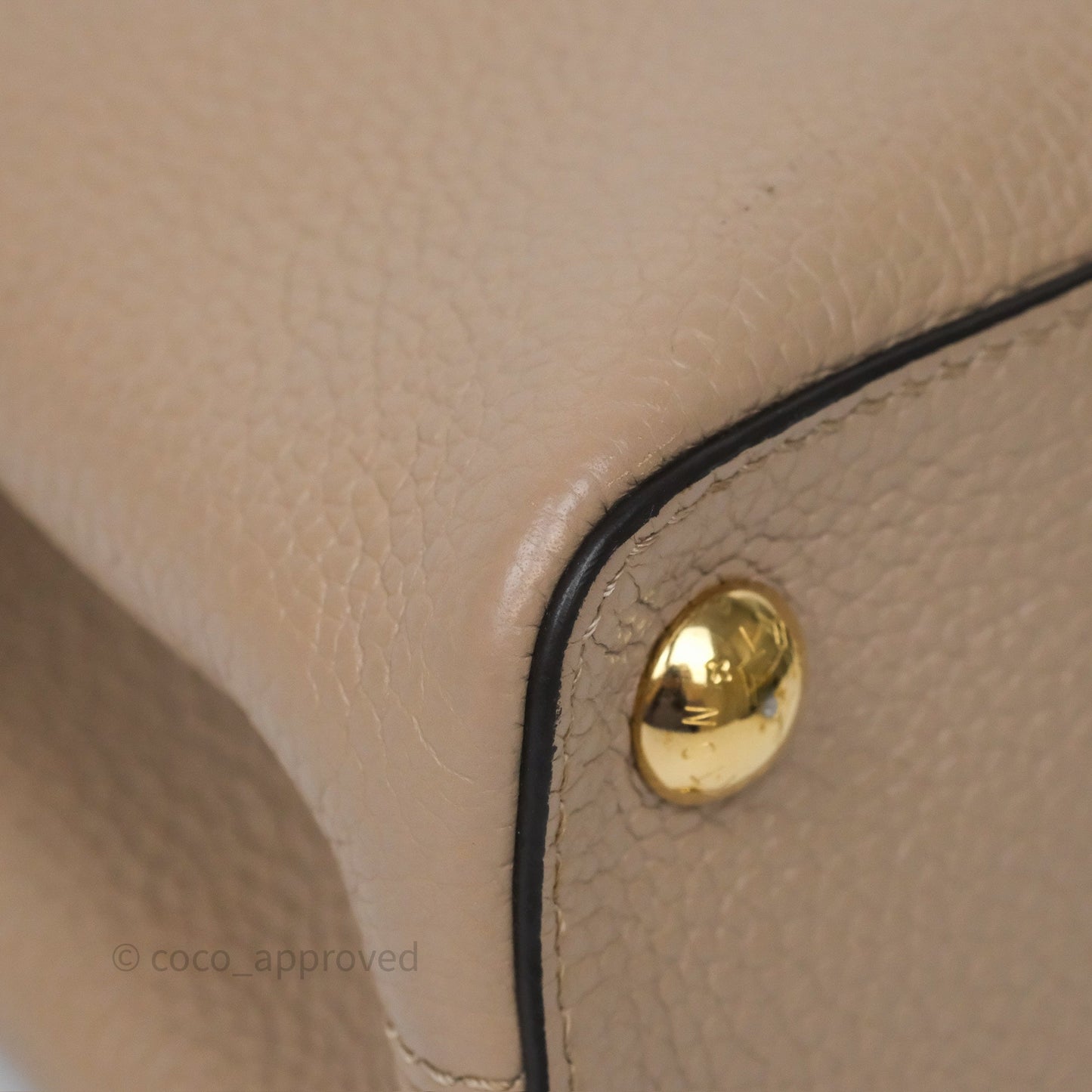 Louis Vuitton Capucines BB Taurillon Leather Galet