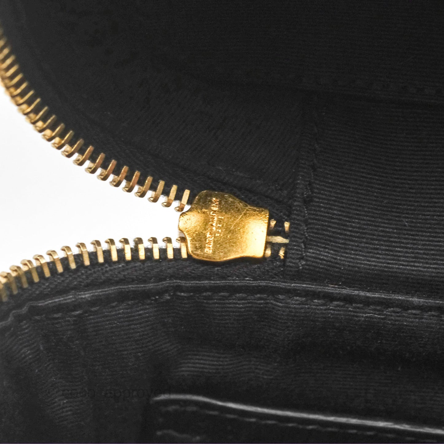 Saint Laurent 80's Vanity Bag Quilted Black Grained Calfskin