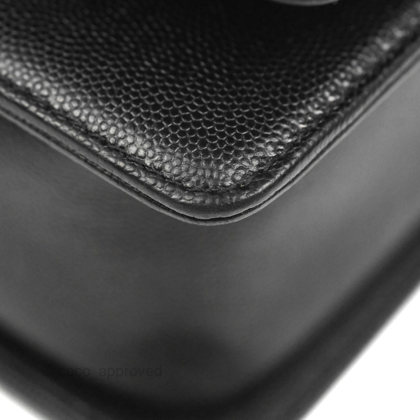 Chanel Quilted New Medium Boy Black Caviar Ruthenium Hardware