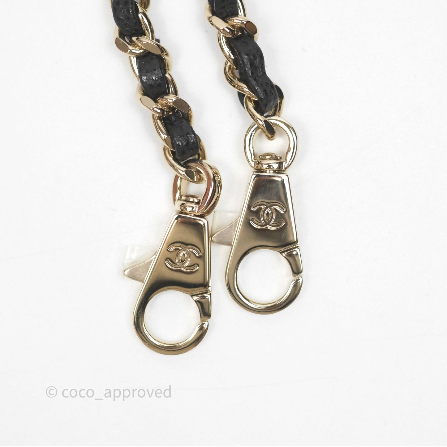 Chanel Mini Coco Handle Quilted Black Caviar Gold Hardware