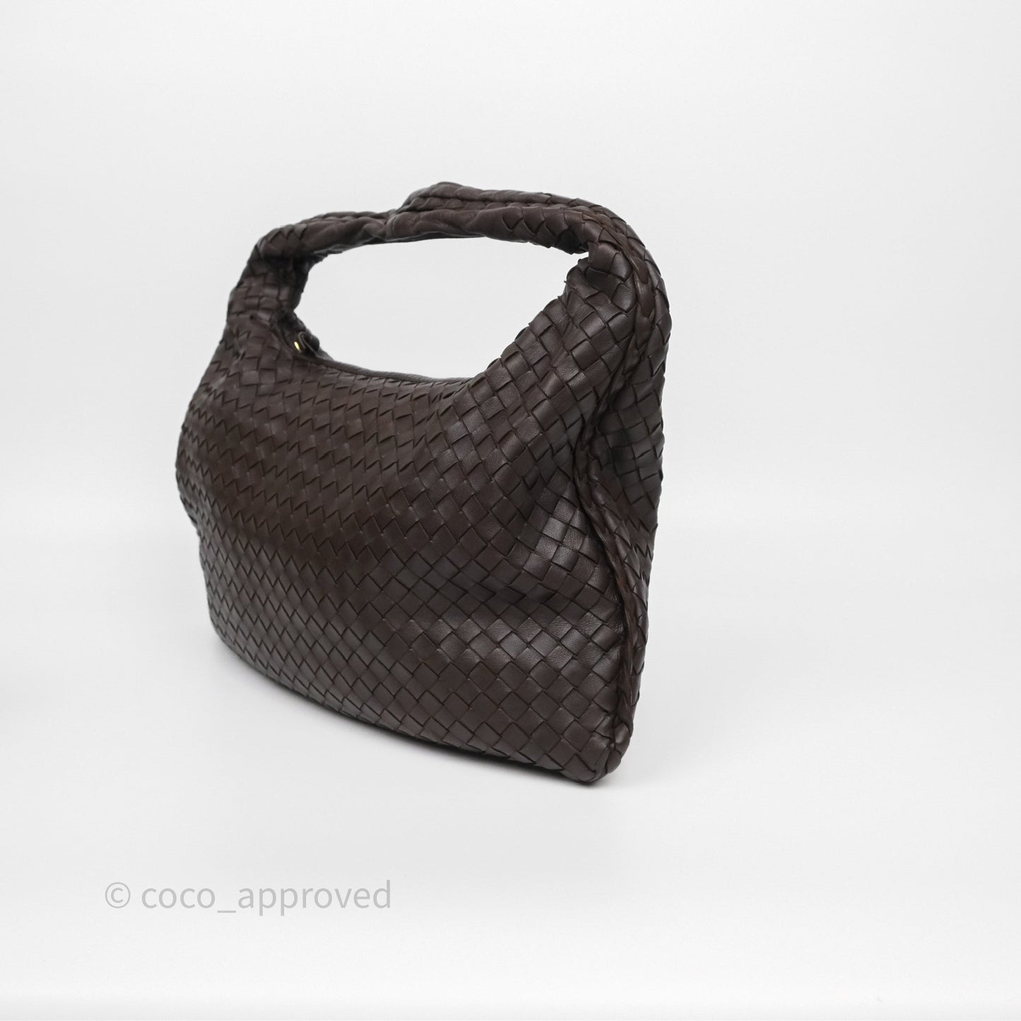 Bottega Veneta Veneta Hobo Ebano Nappa Intrecciato