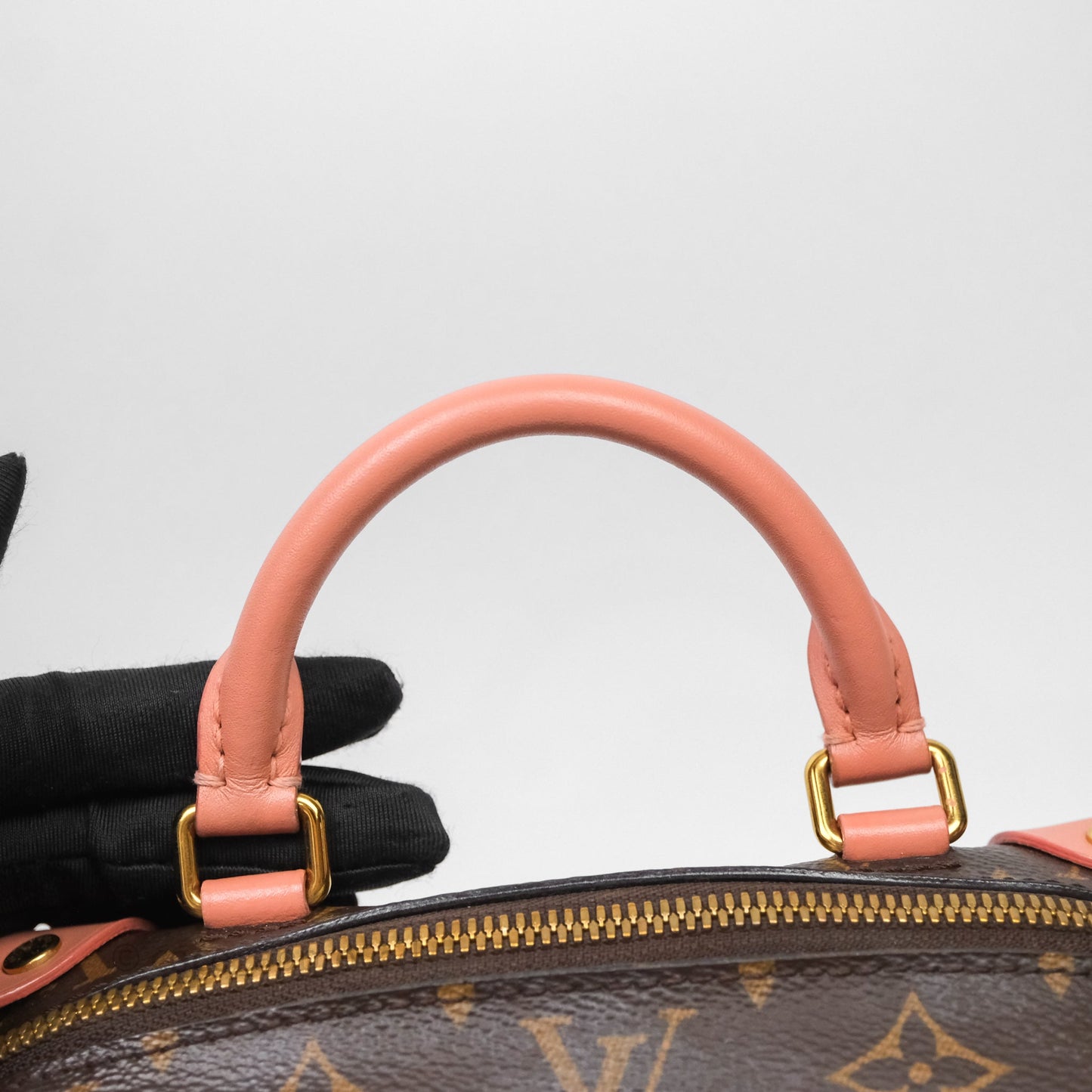 Louis Vuitton Petite Malle Souple Pink Monogram Canvas