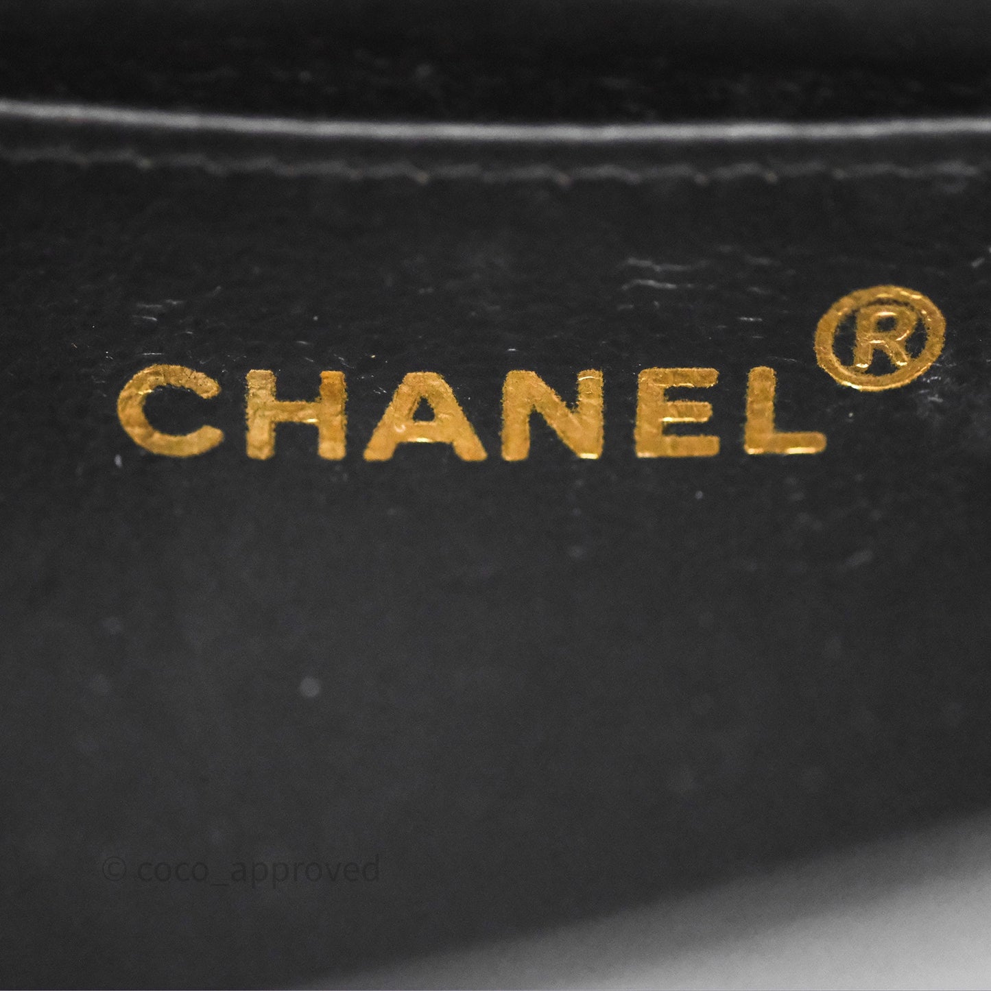 Chanel Small Vintage Quilted Classic Diana Flap Bag Black Caviar 24K Gold Hardware