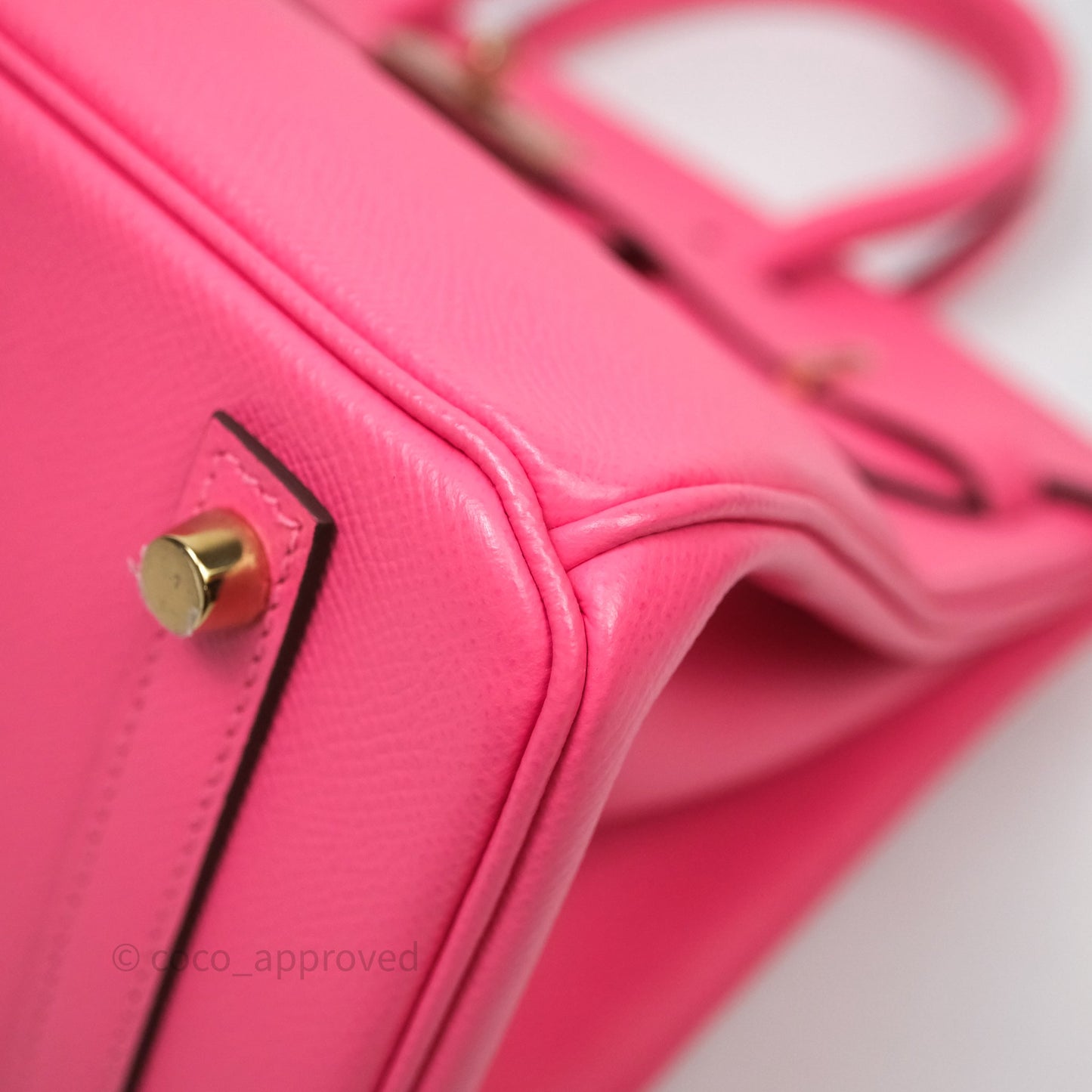Hermès Birkin 30 Special Order Rose Azalée Permabrass Gold Hardware
