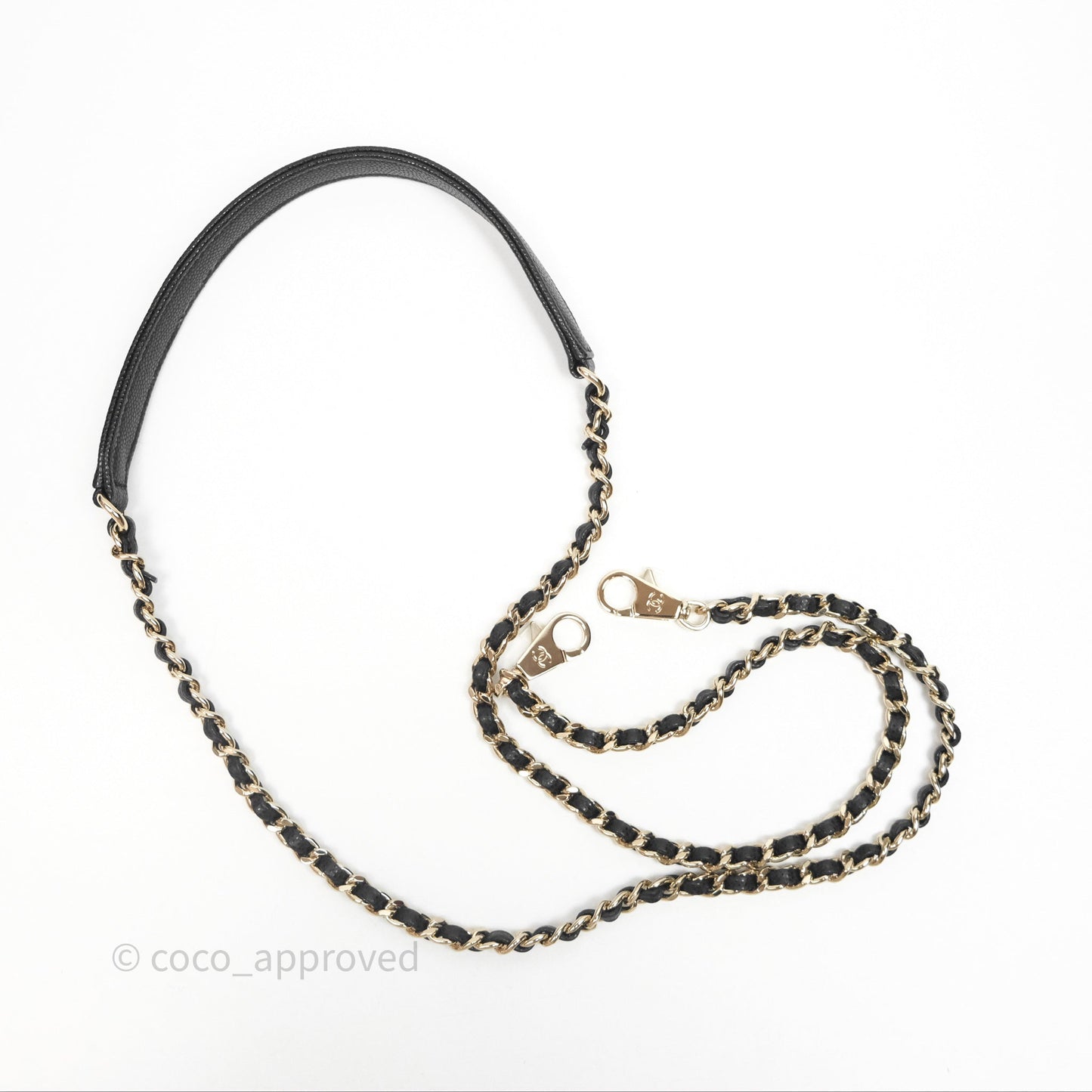 Chanel Mini Coco Handle Quilted Black Caviar Gold Hardware
