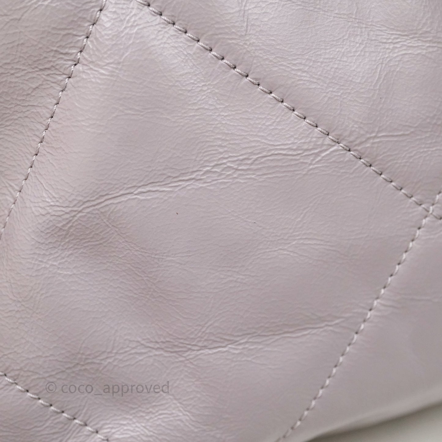Chanel 22 Small Grey Aged Calfskin Matte Silver Hardware
