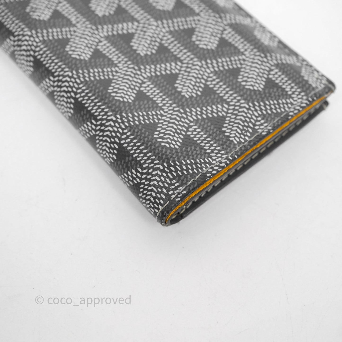 Goyard Saint Pierre Card Wallet Grey Goyardine