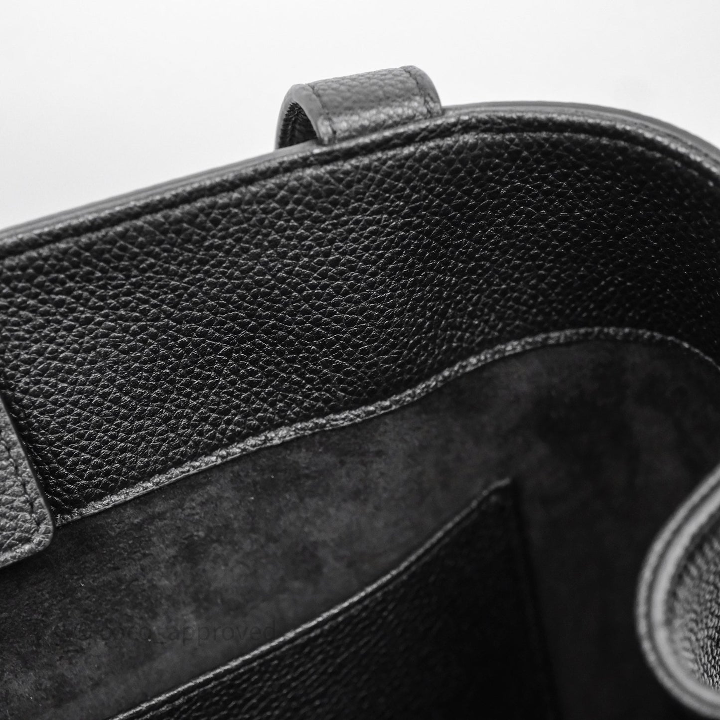 Celine Medium Cabas Anaïs Cuir Triomphe in Grained Calfskin Black