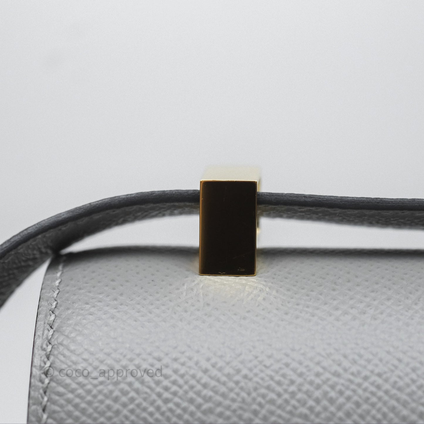 Hermès Constance 24 Gris Mouette 4Z Epsom Gold Hardware
