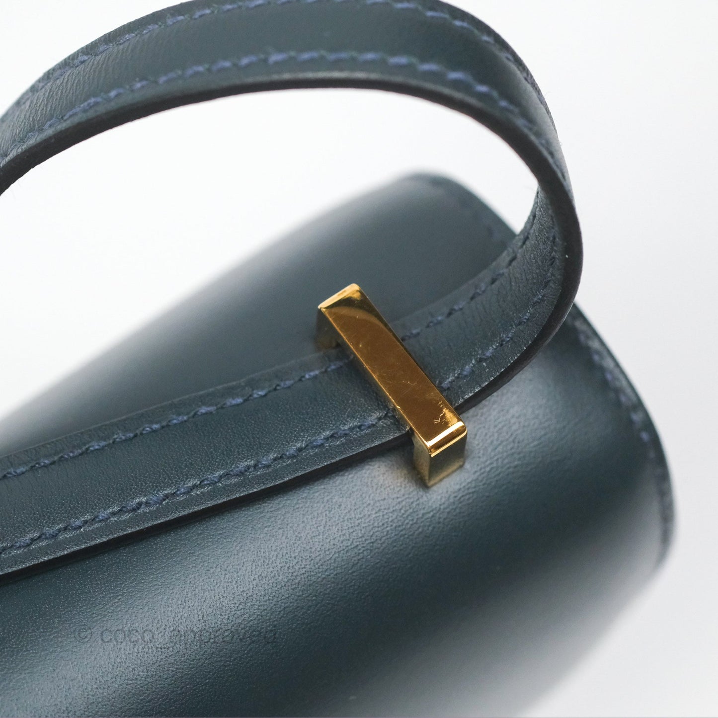 Hermès Constance Mini 18cm Veau Rousseau Veau Monsieur Gold Hardware