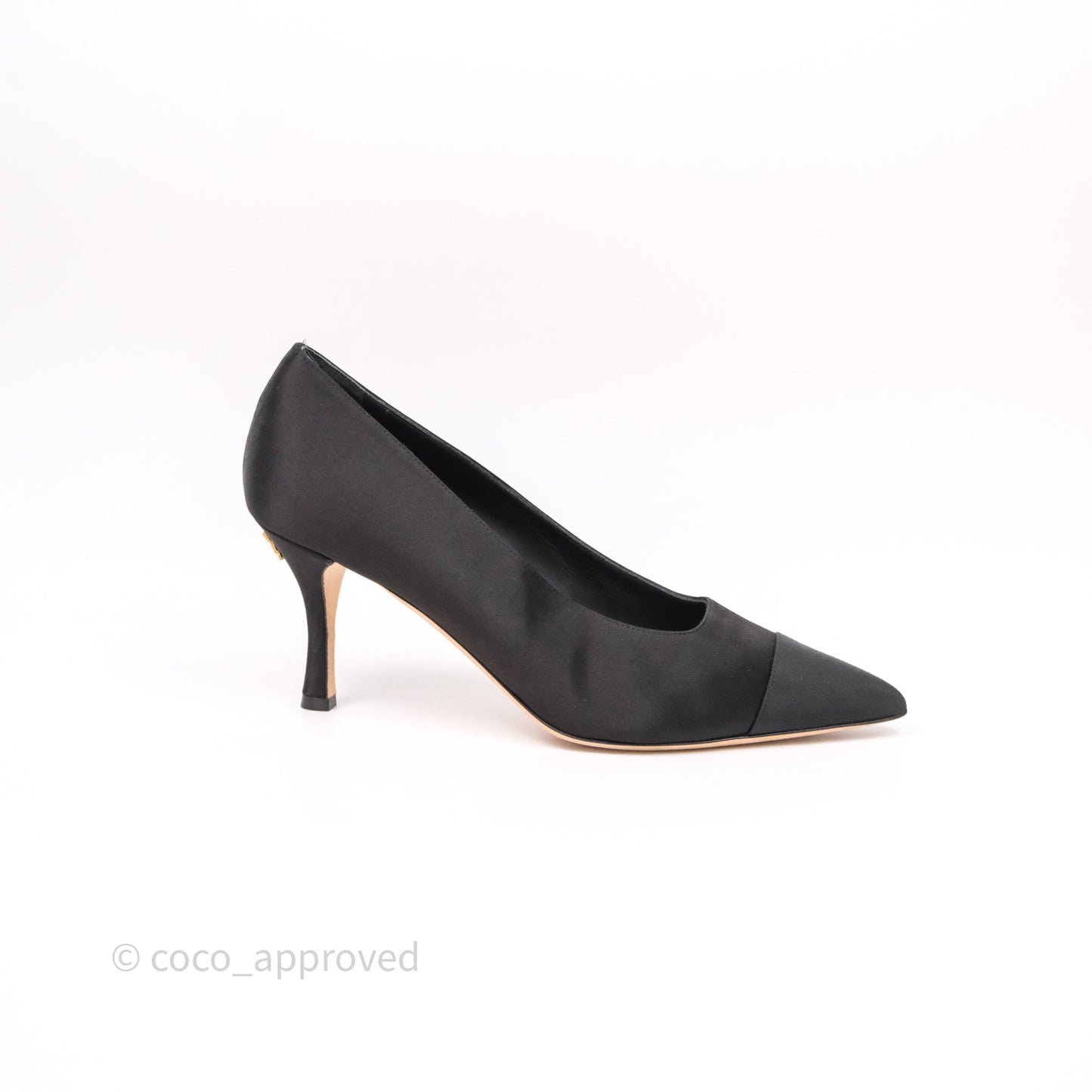 Chanel Classic Heels CC Black Size 39