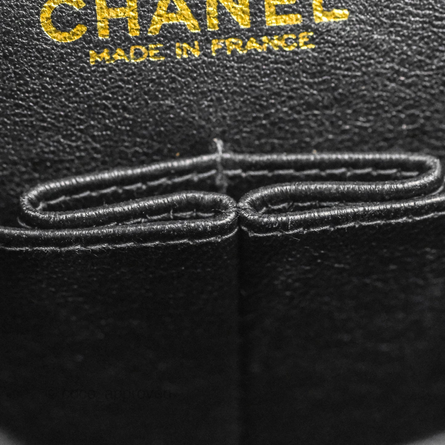 Chanel Vintage Classic Small S/M Flap Black Caviar 24K Gold Hardware