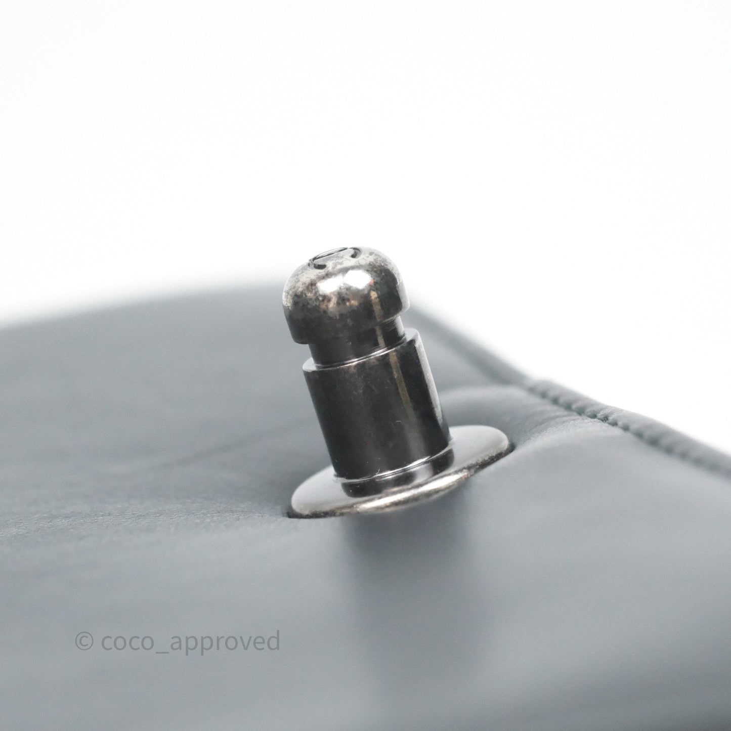 Chanel Small Boy Quilted Dark Green Velvet Ruthenium Hardware