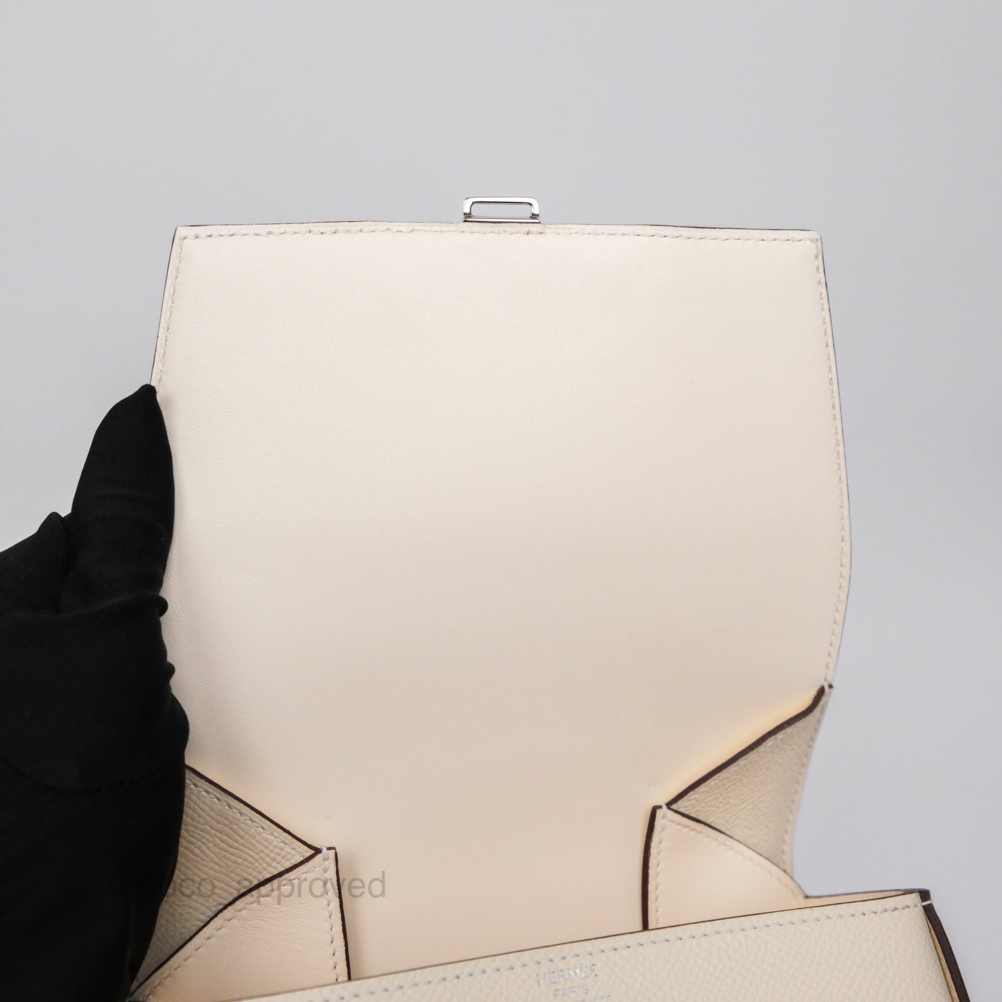 Hermès Della Cavalleria Mini Bag Nata I2 Epsom Palladium Hardware