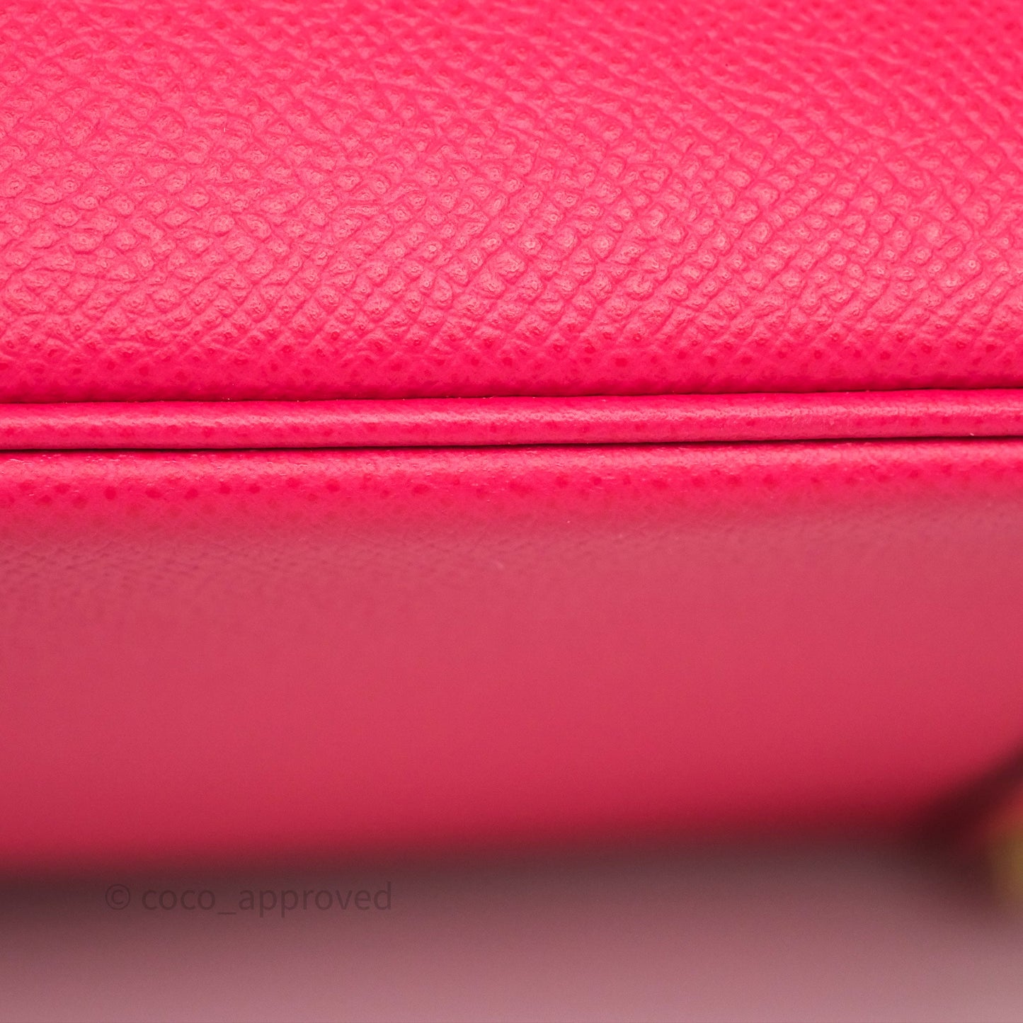 Hermès Birkin Retourne 30 Rose Extreme I6 Epsom Gold Hardware