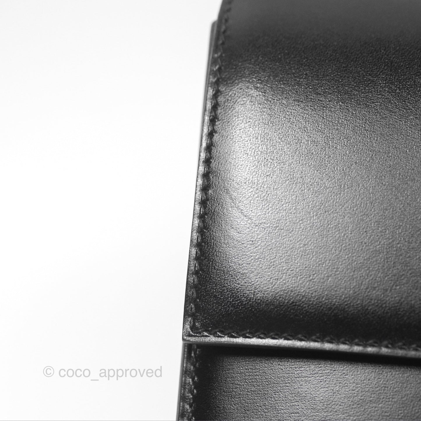 Hermes Mini Verrou Chaine Bag Black Box Leather Gold Hardware