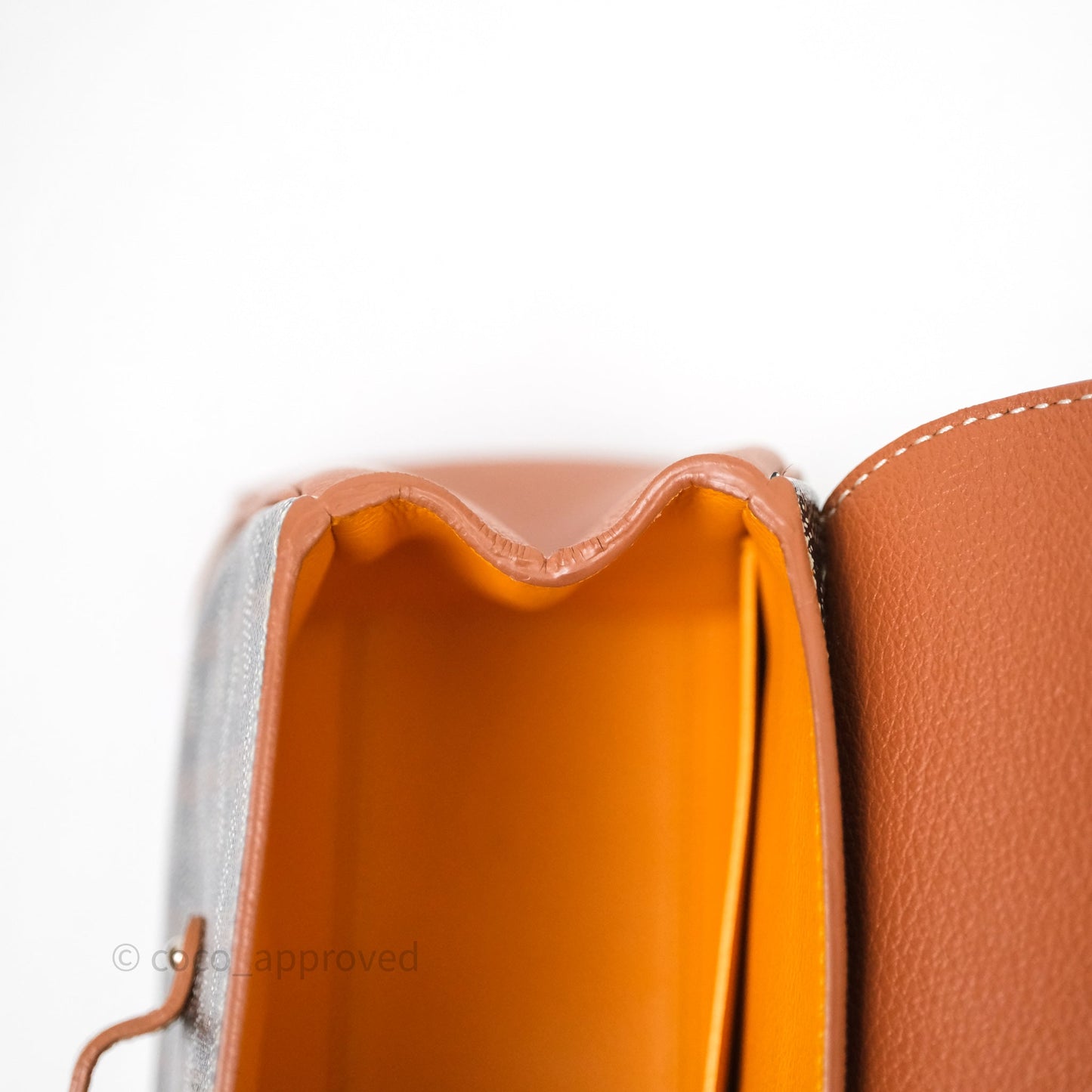 Goyard Saïgon Mini Bag Tan Goyardine Canvas/Chevroches Calfskin