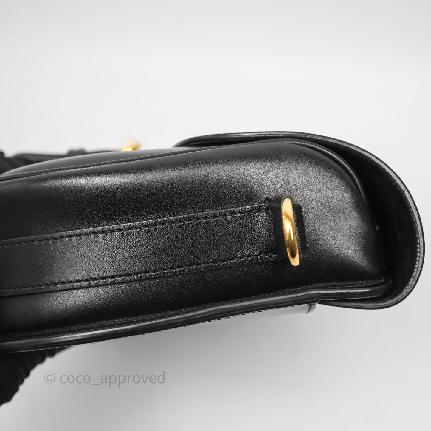 Christian Dior Medium Bobby Flap Black Box Calfskin