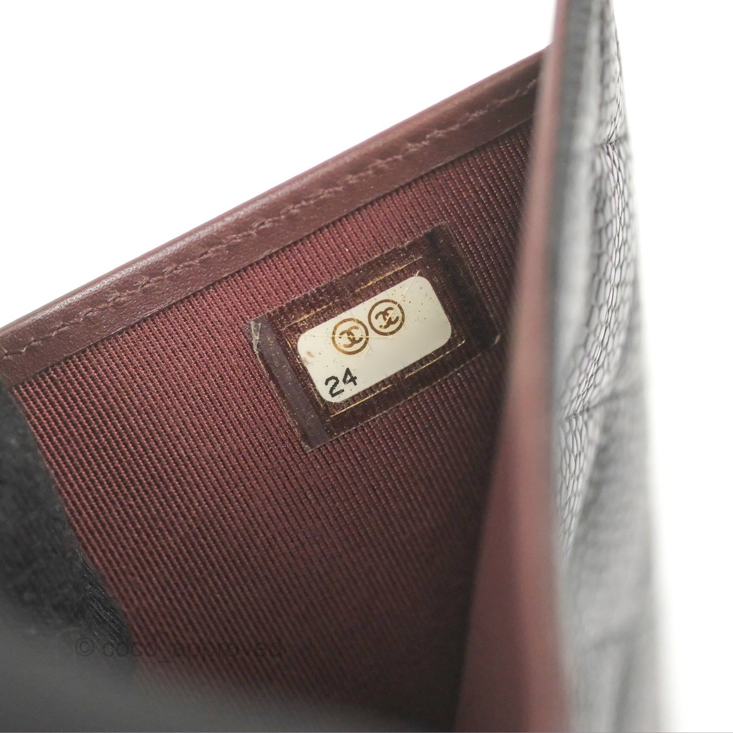 Chanel Classic Short Flap Wallet Black Caviar Gold Hardware