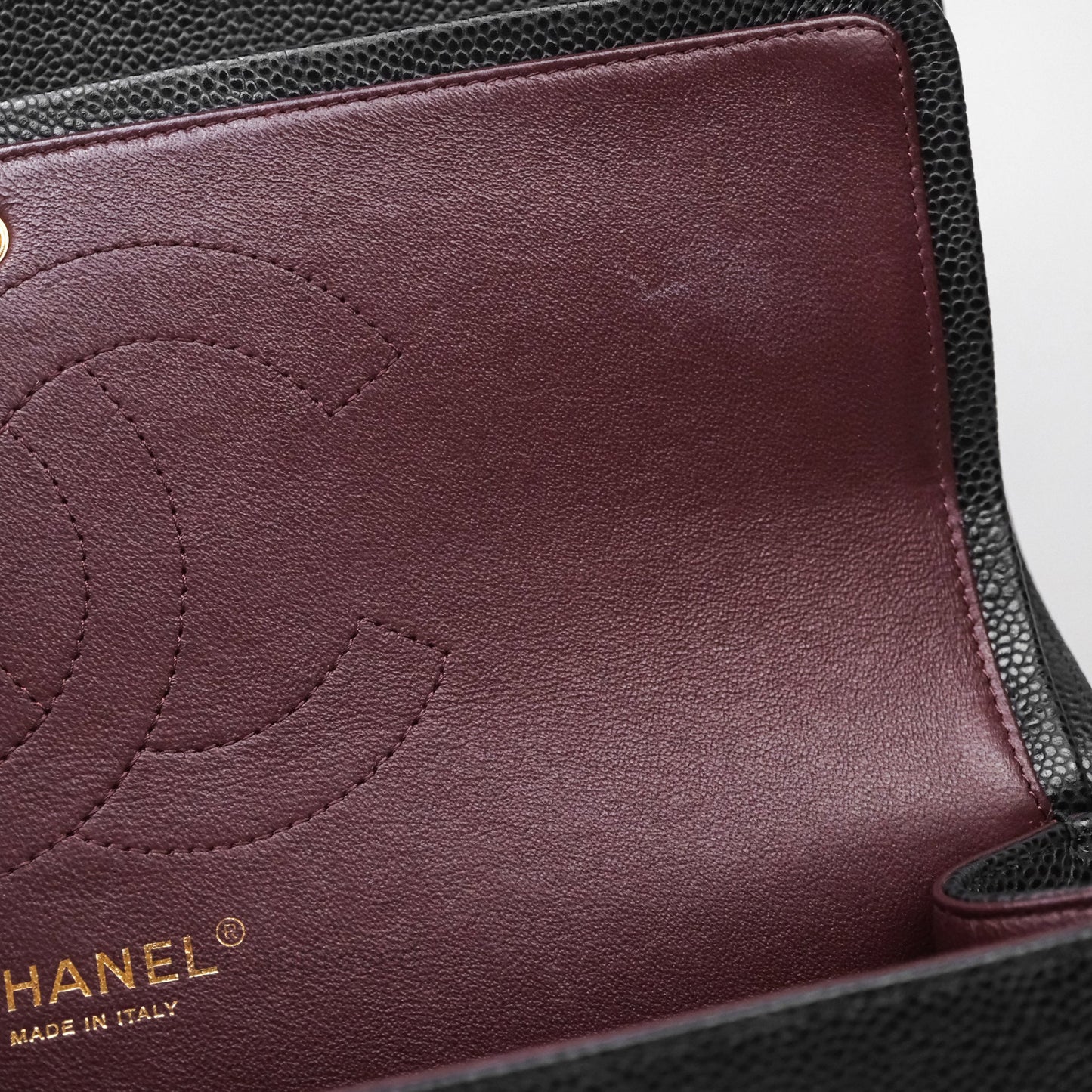 Chanel Jumbo Double Flap Black Caviar Gold Hardware⁣⁣