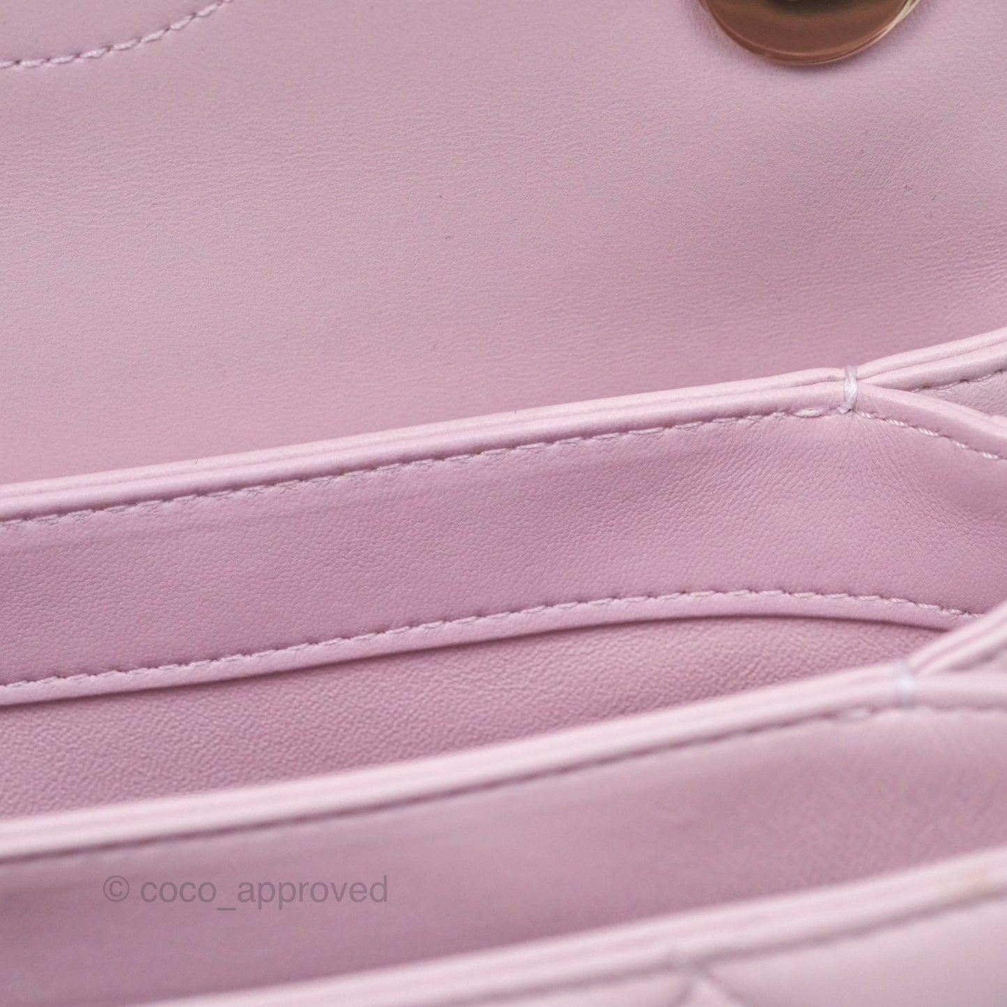 Chanel Small Trendy CC Mauve Pink Lambskin Gold Hardware