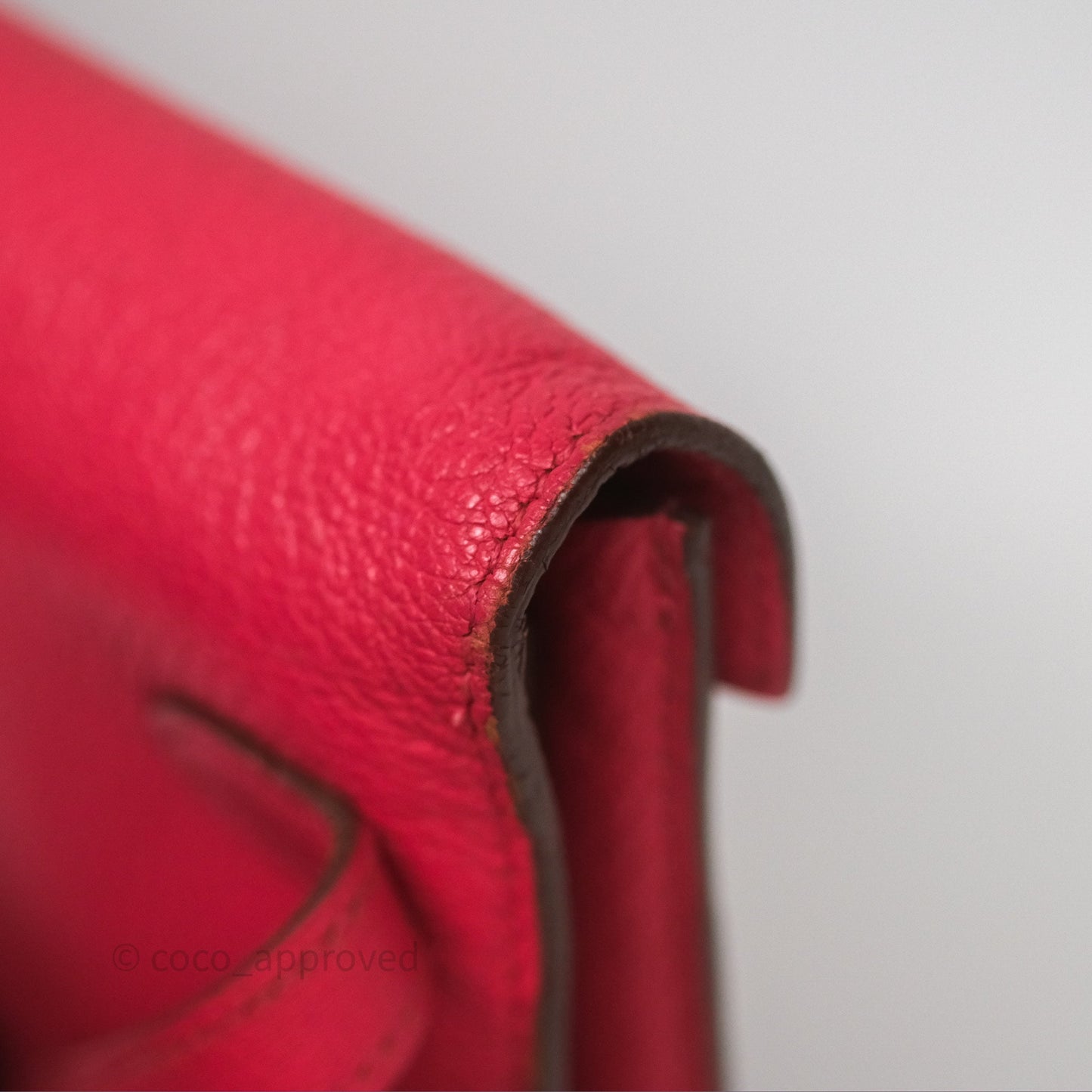 Hermès Kelly Wallet Pink Chevre Mysore Palladium Hardware