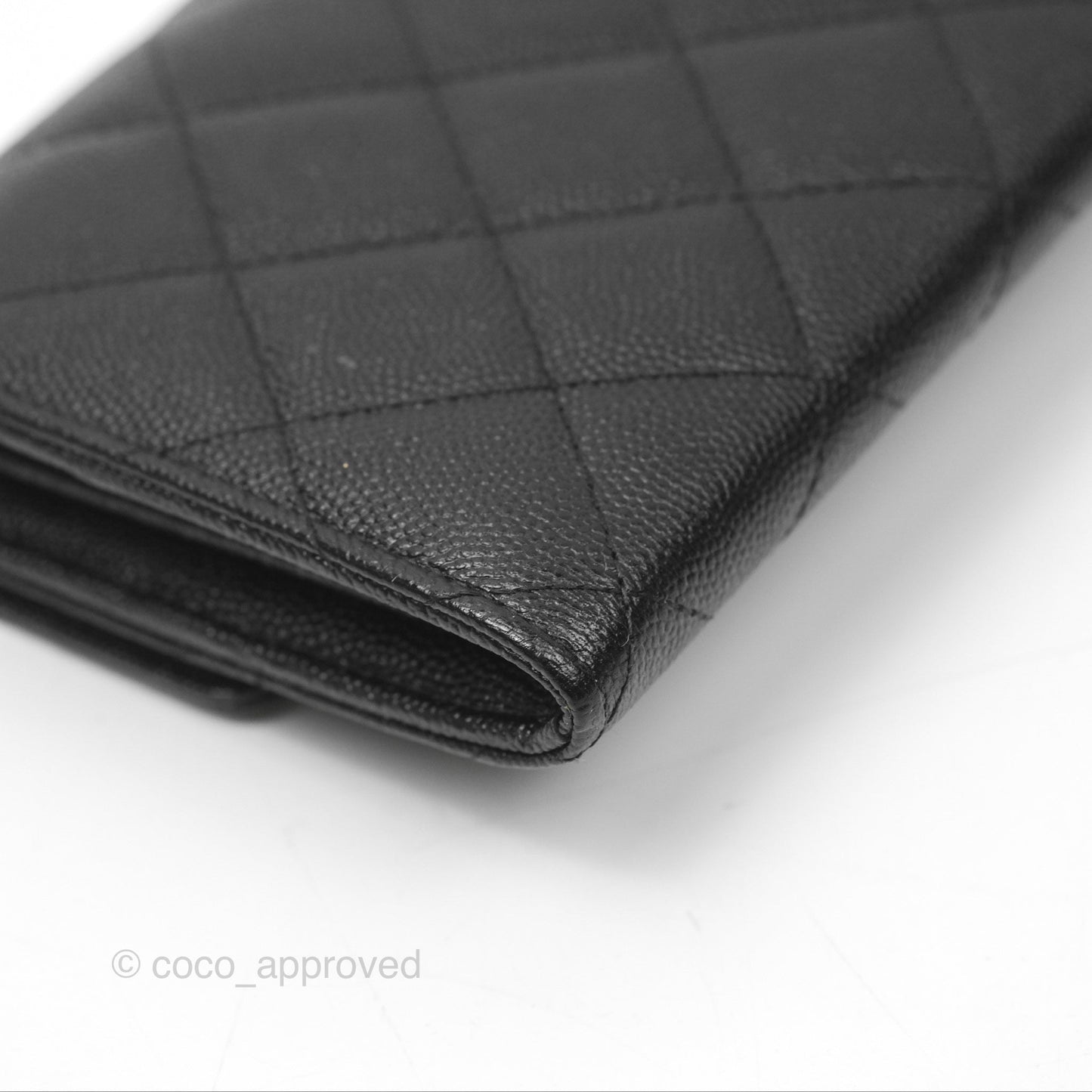 Chanel Golden Class Black Caviar Wallet Gold Hardware