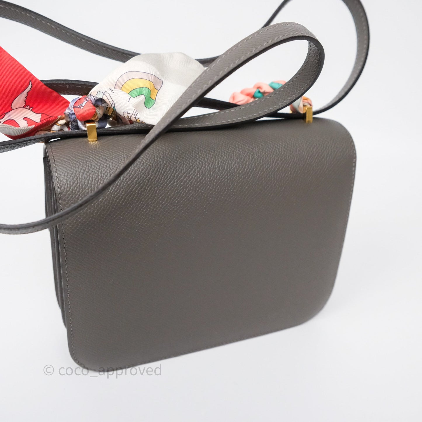 Hermès Constance III Mini Veau Epsom 0L Gris Meyer Gold Hardware