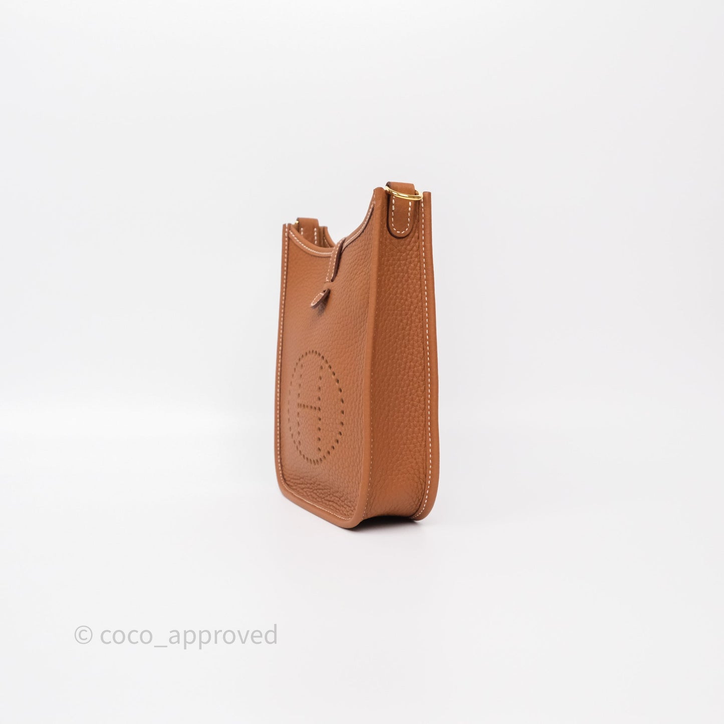 Hermès Mini Evelyne 16 Amazone Gold 37 Clemence Gold Hardware