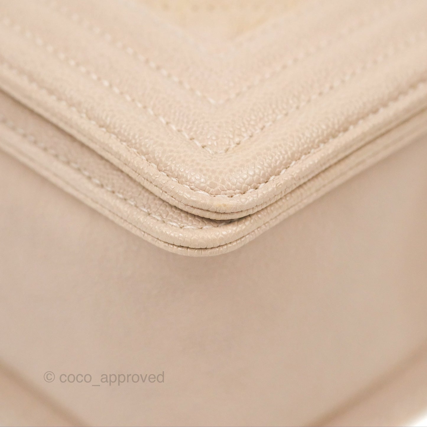 Chanel Quilted Medium Boy Dusty Pink Caviar Gold Hardware