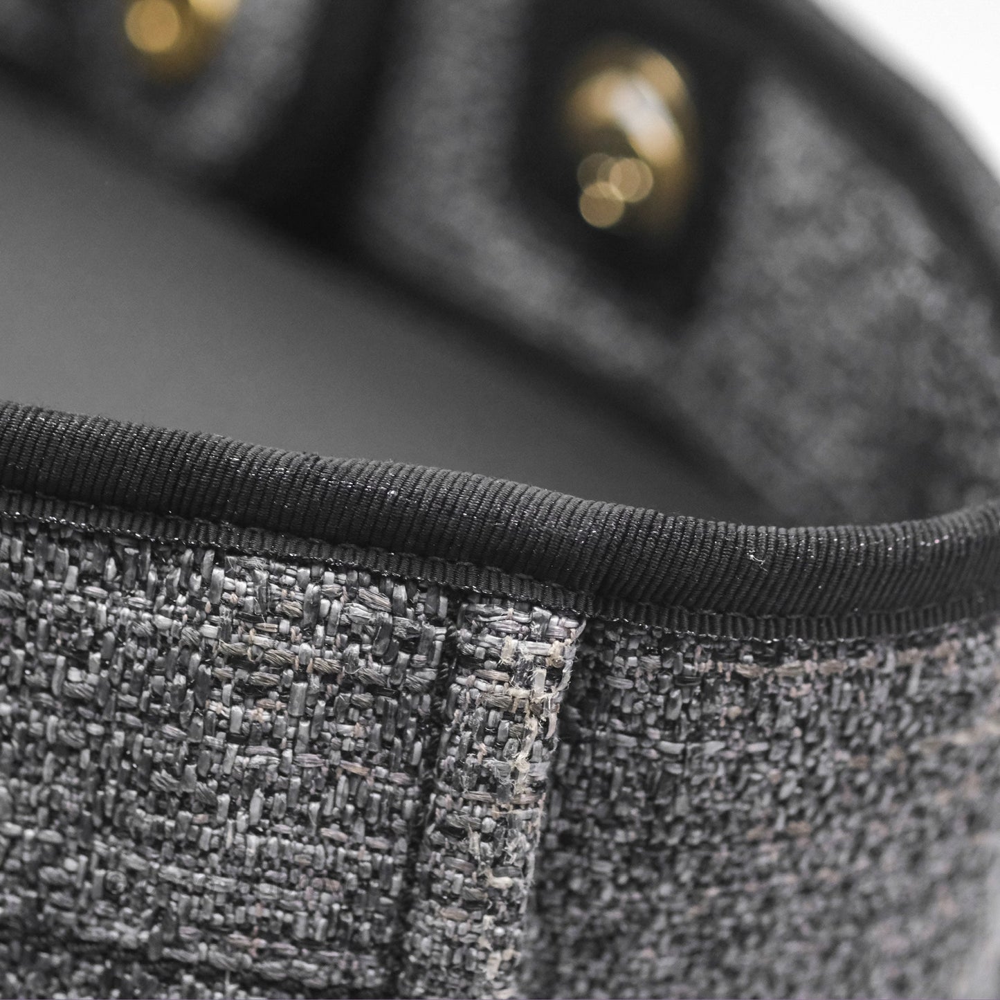 Chanel Medium Deauville Black Charcoal Tote