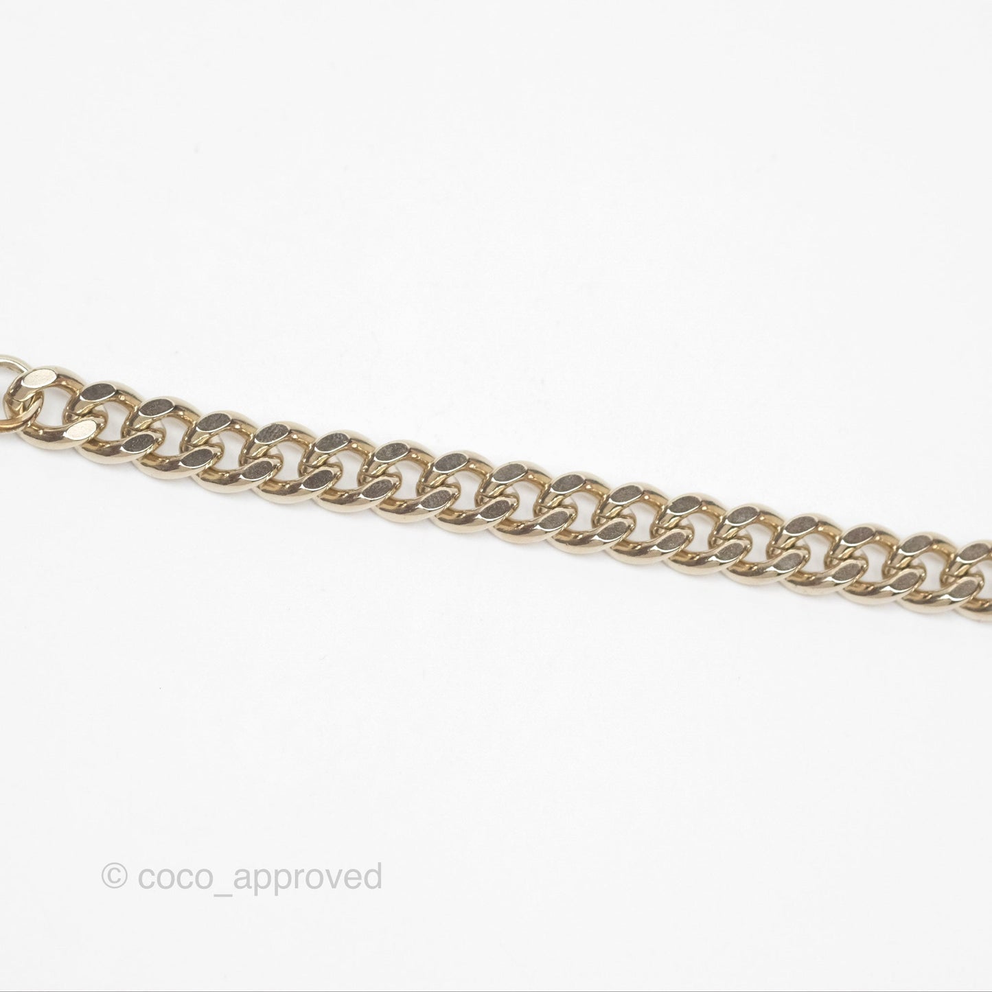 Chanel Logo Chain Choker Gold Tone 22S
