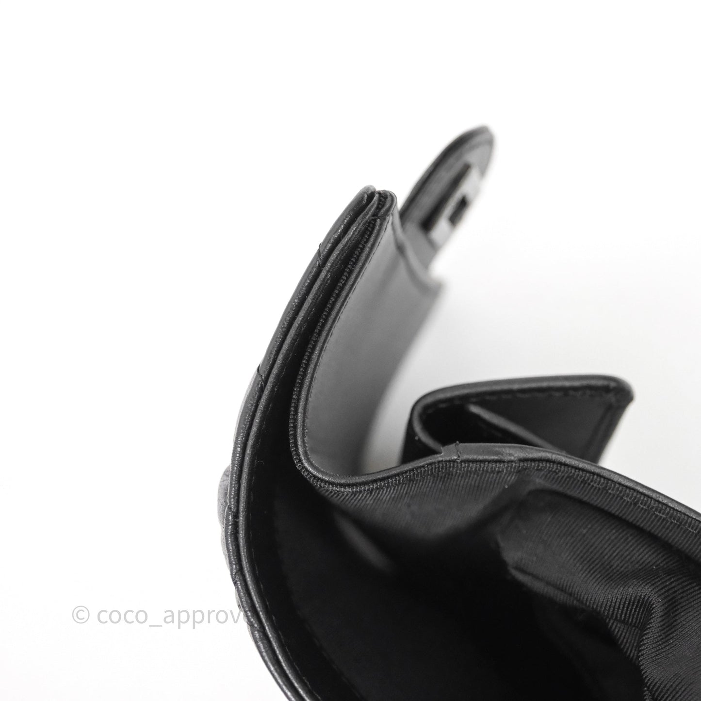 Chanel Chevron Reissue Wallet So Black Aged Calfskin
