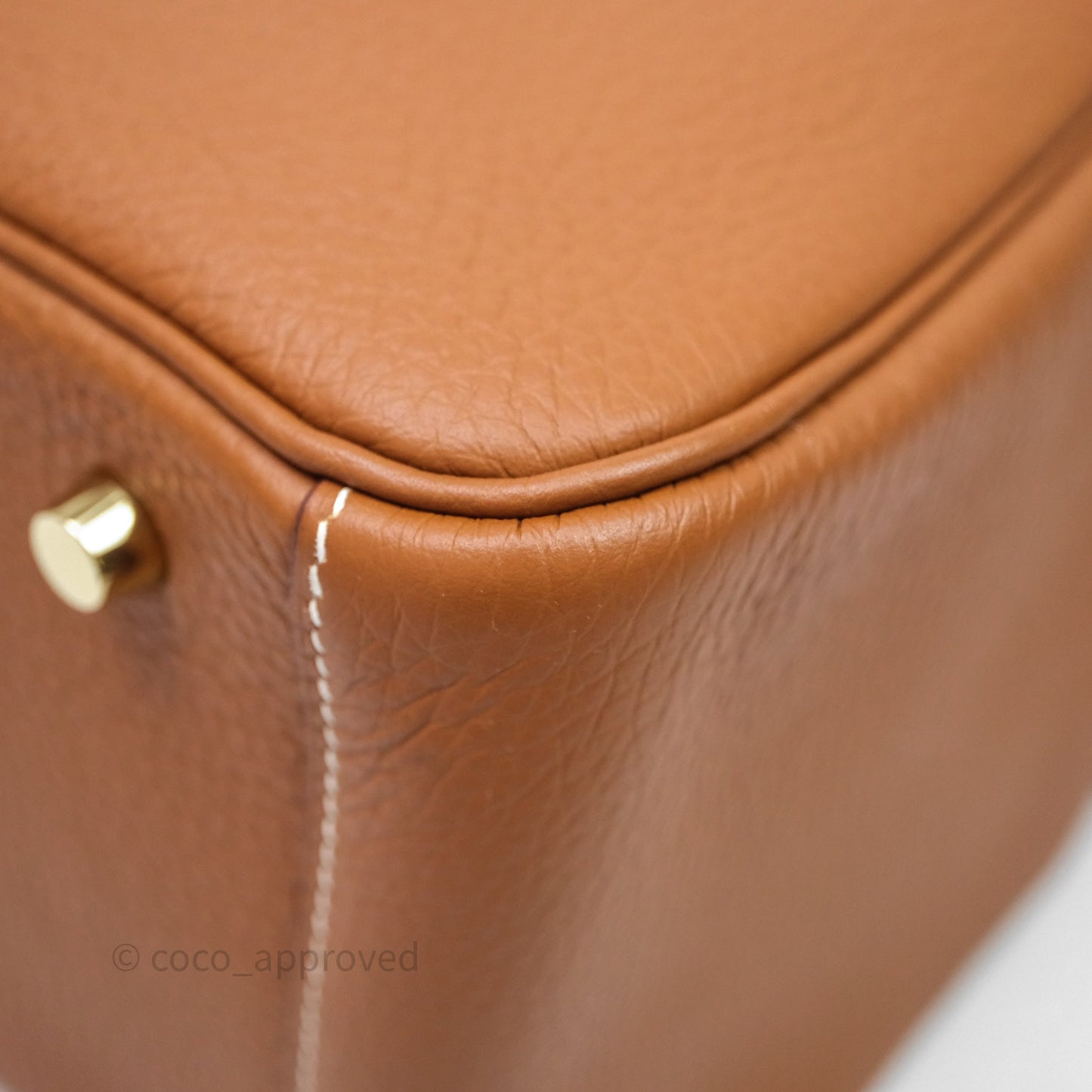 Hermès Lindy 30 Gold 37 Clemence Gold Hardware