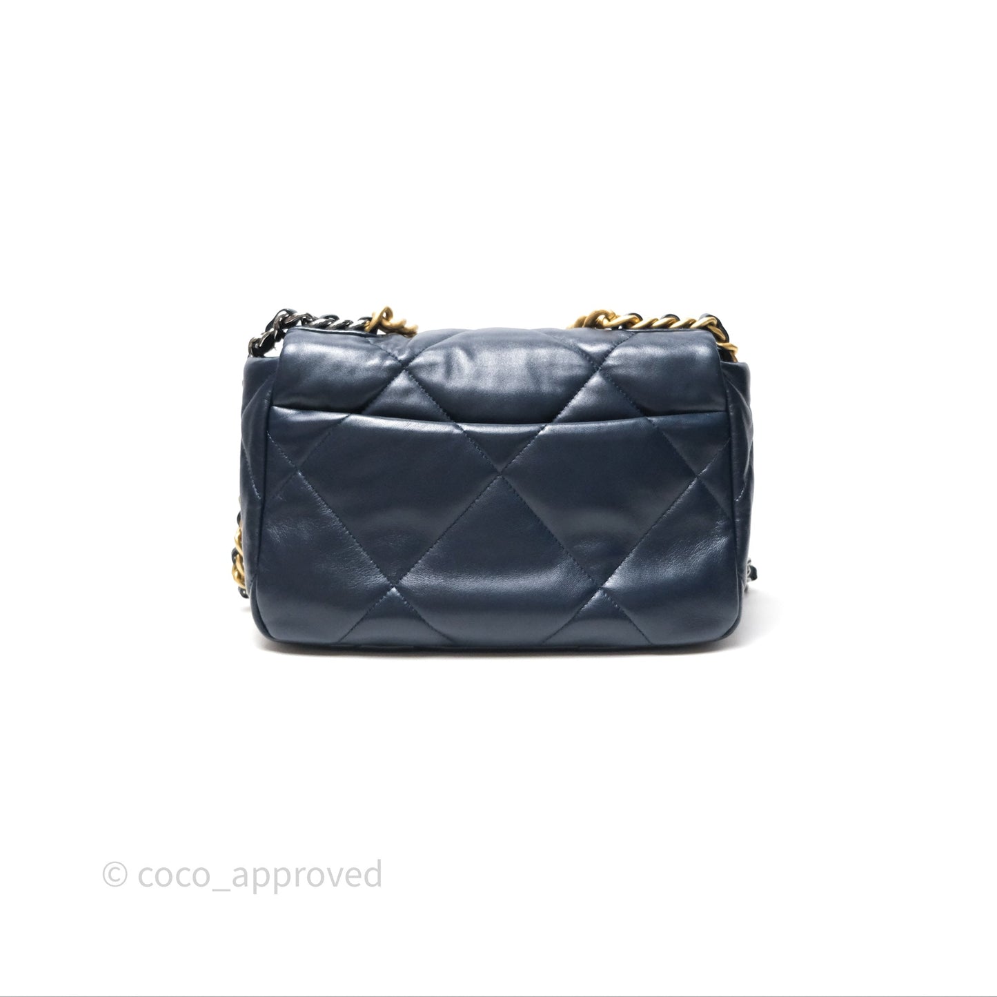 Chanel 19 Small Navy Mixed Hardware