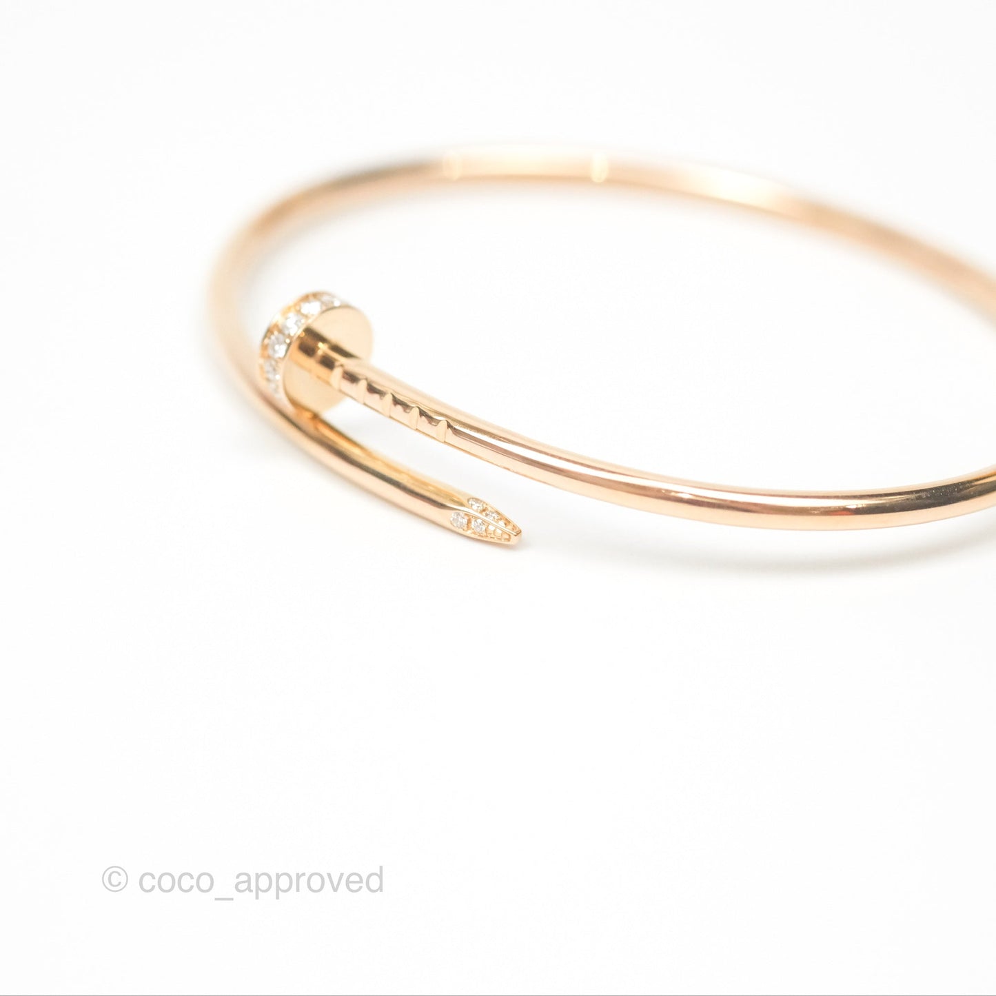 Cartier Juste Un Clou Bracelet Rose Gold Diamond
