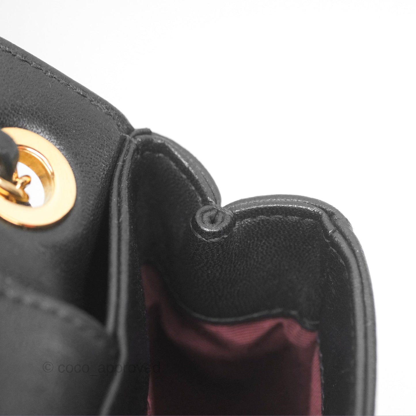 Chanel Mademoiselle Flap Bag Black Calfskin Gold Hardware