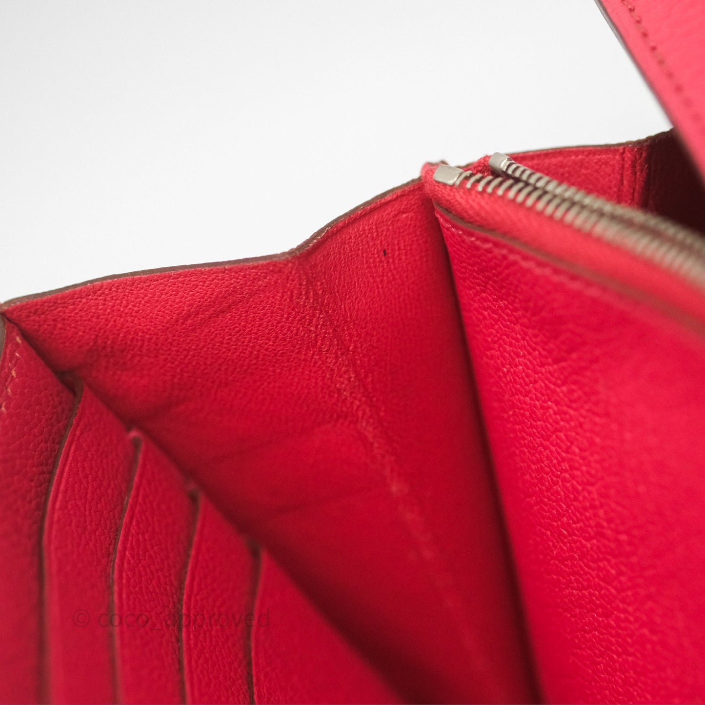 Hermès Kelly Wallet Pink Chevre Mysore Palladium Hardware