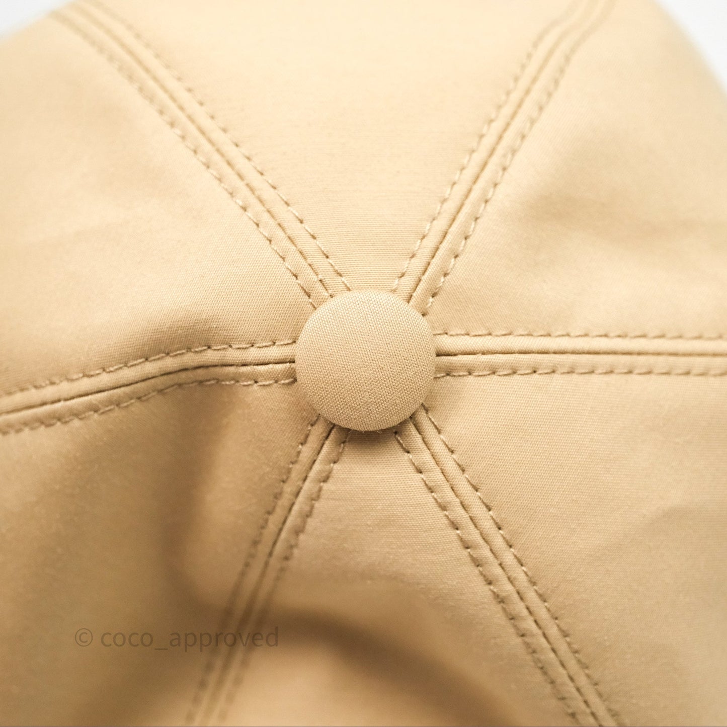 Hermès Serena Eperon D'Or Cap Beige Size 57