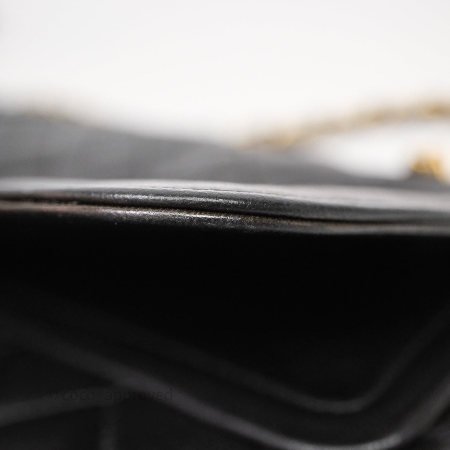 Chanel Quilted Vintage Flap Bag Lambskin Black 24K Gold Hardware